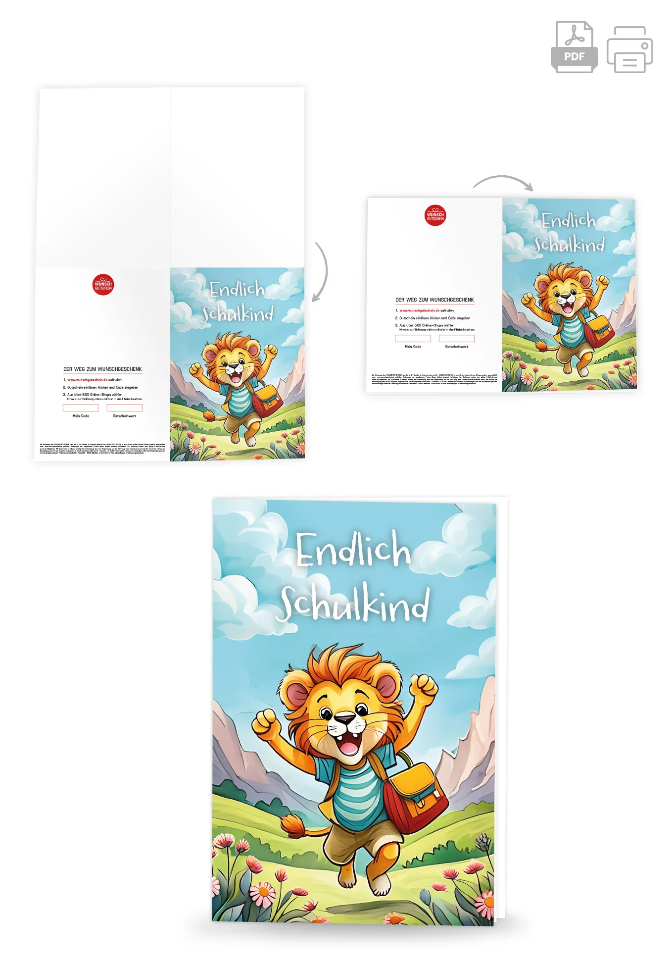 Endlich Schulkind - Löwe PDF - Image 4