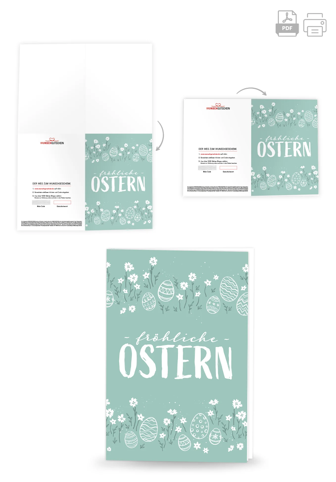 Fröhliche Ostern - Doodle Eier - Image 4