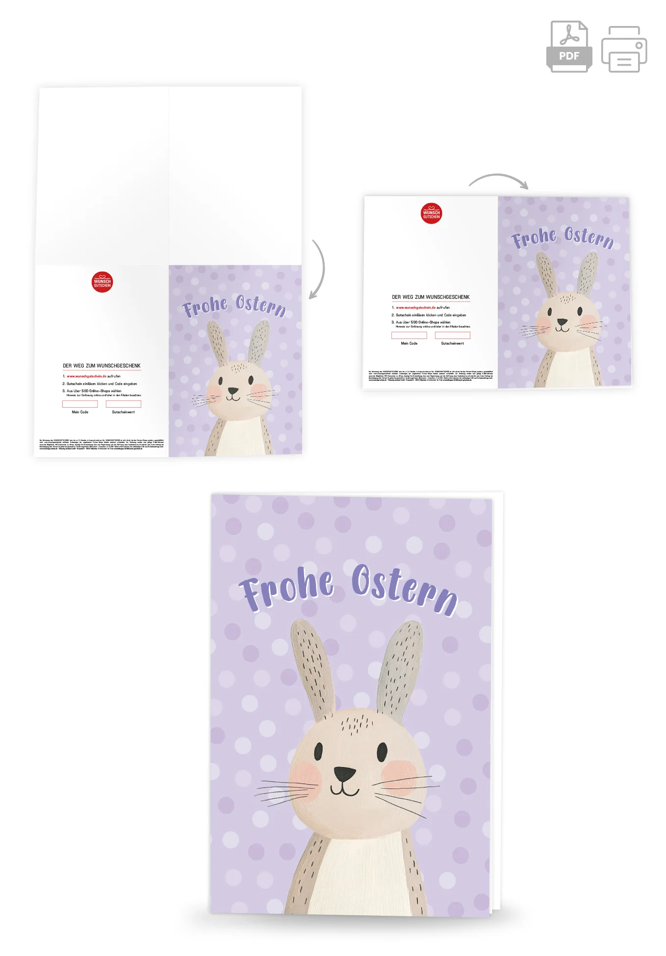 Frohe Ostern - Hase Pastellila - Image 4