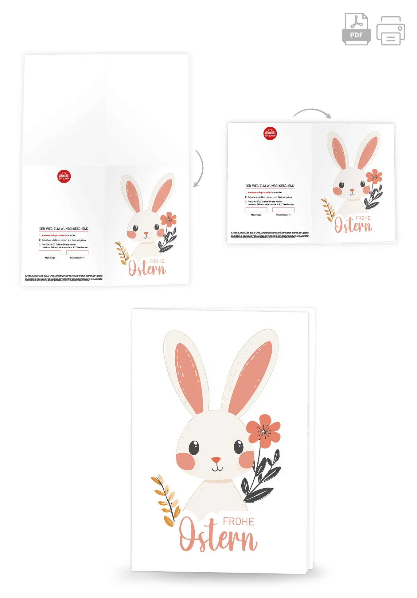 Frohe Ostern - Hase Weiß PDF - Image 4