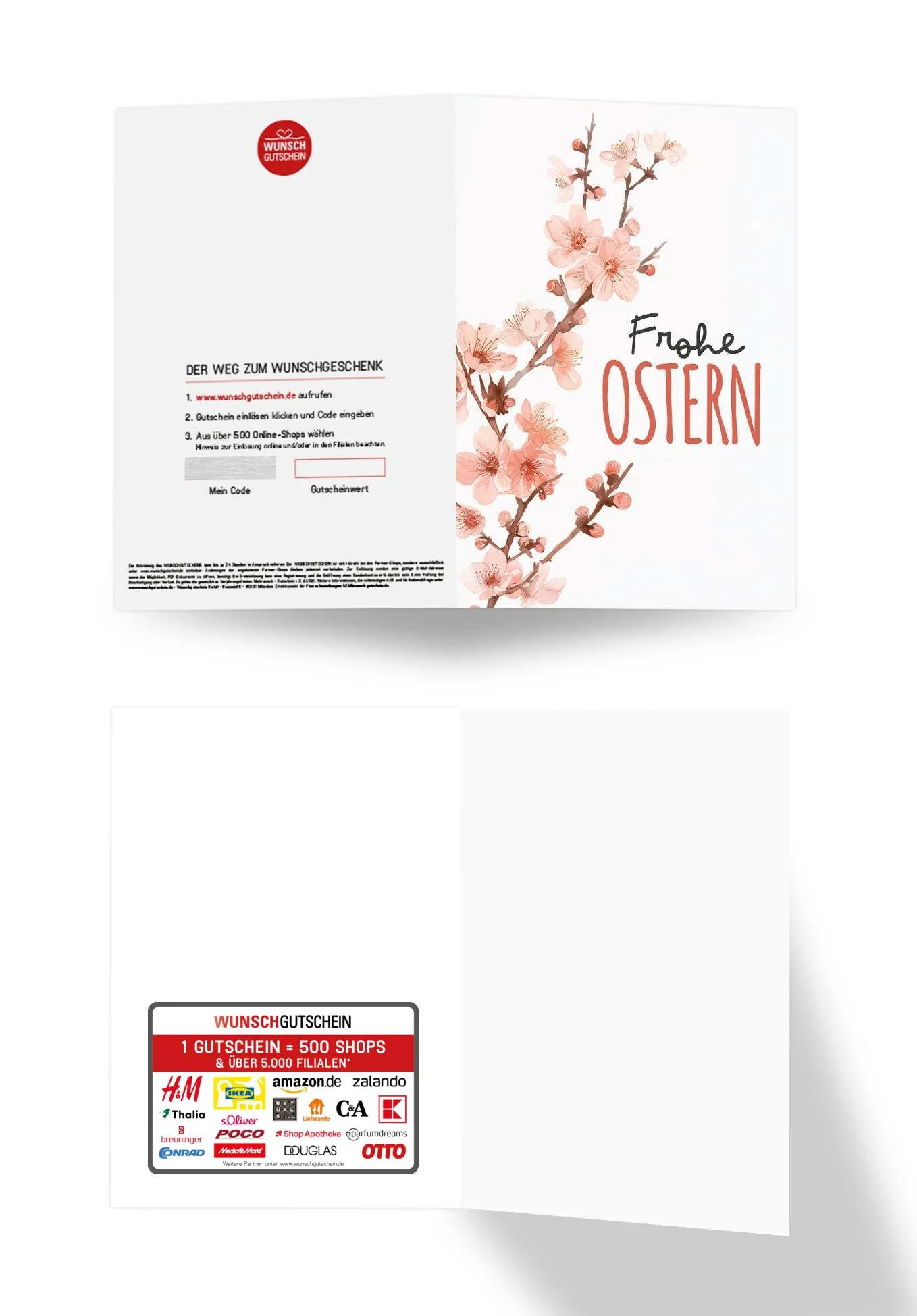Frohe Ostern - Kirschblüten Aquarell PDF - Image 3