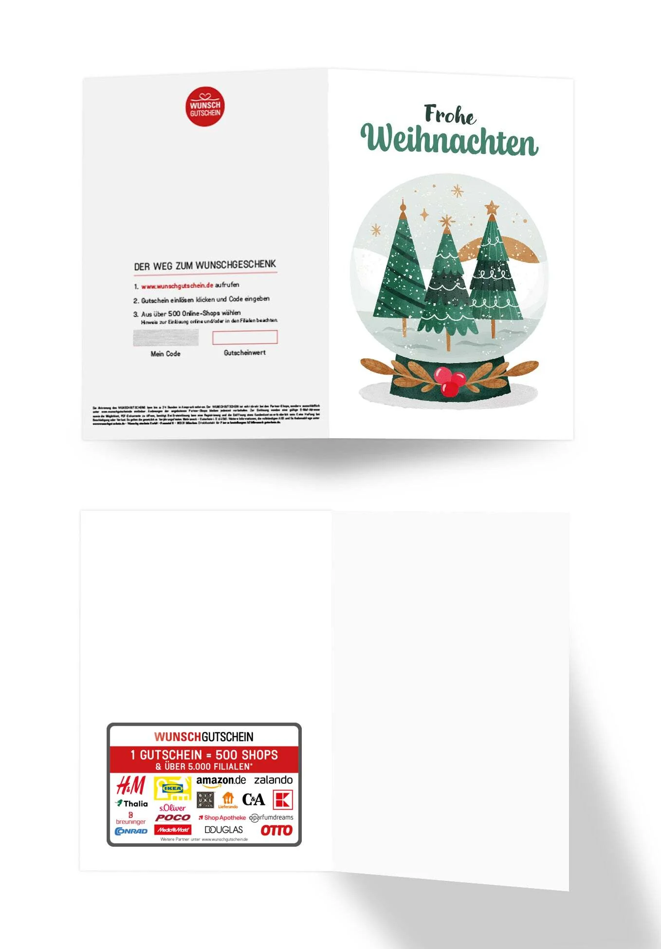 Frohe Weihnachten - Schneekugel Bäume PDF - Image 3