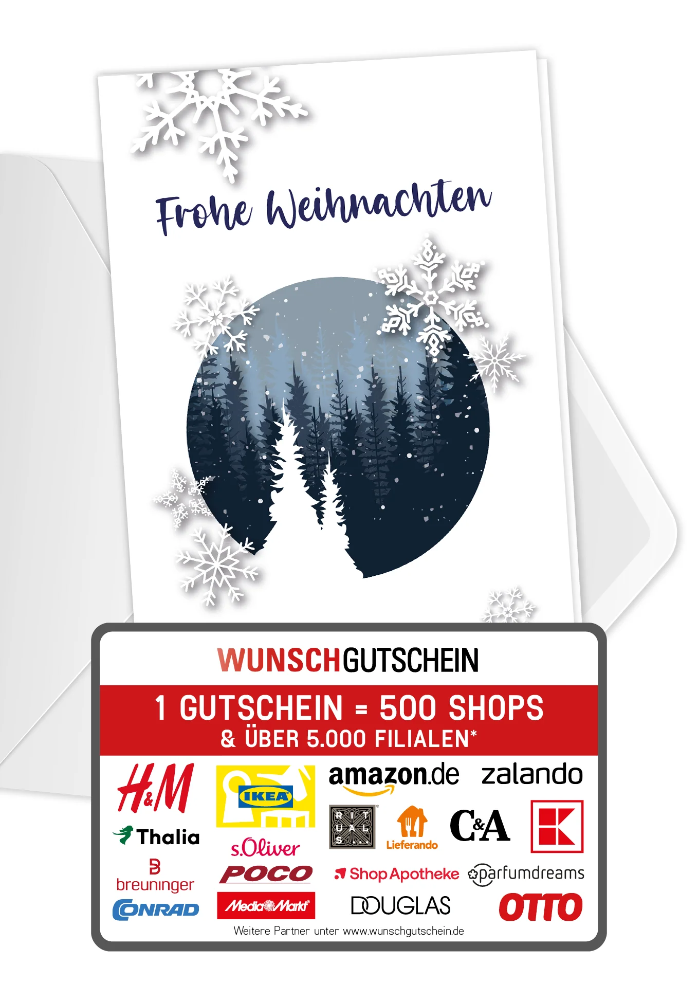 Frohe Weihnachten - Schneekugel PDF
