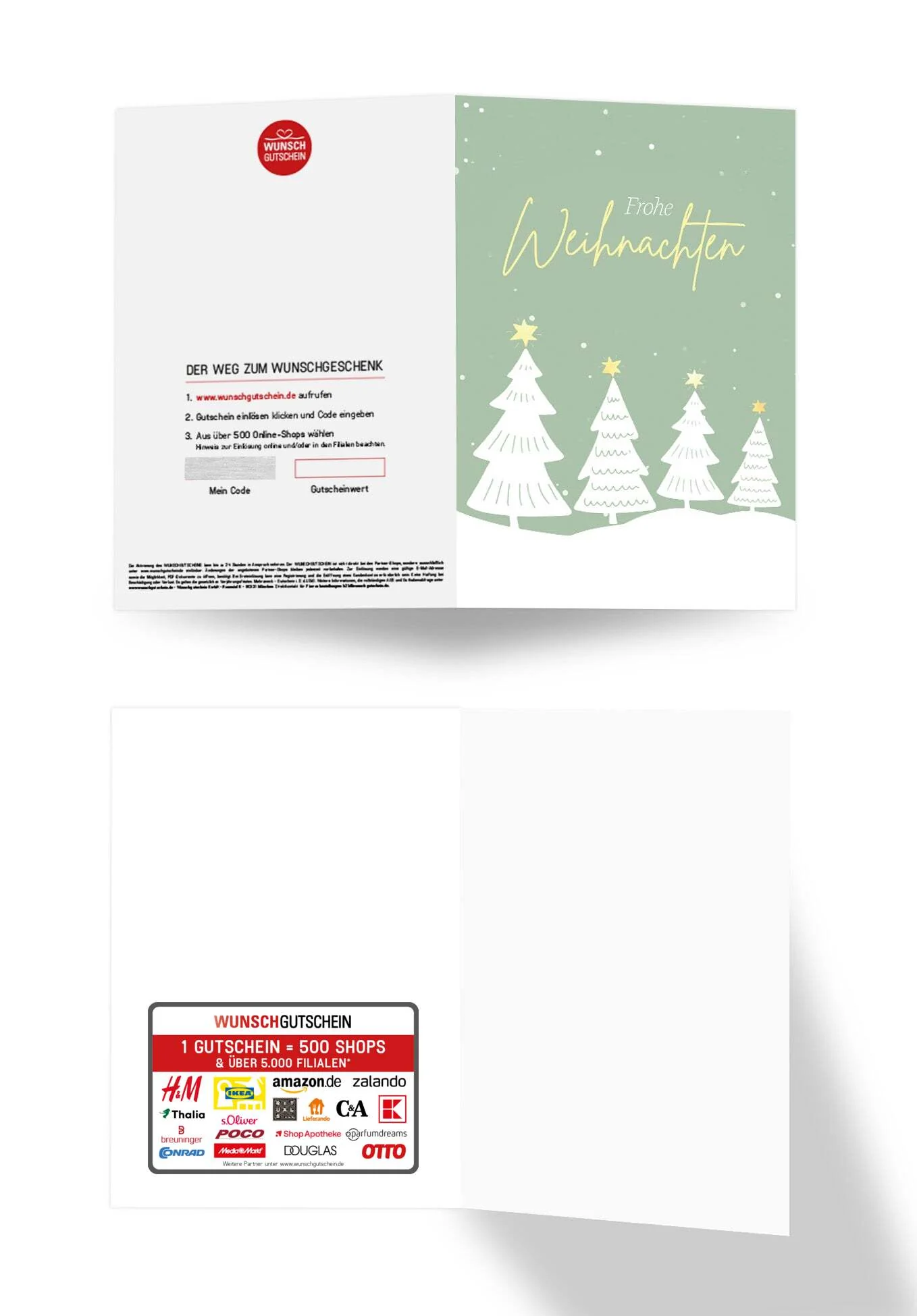 Frohe Weihnachten - Tannen Grün Gelb PDF - Image 3