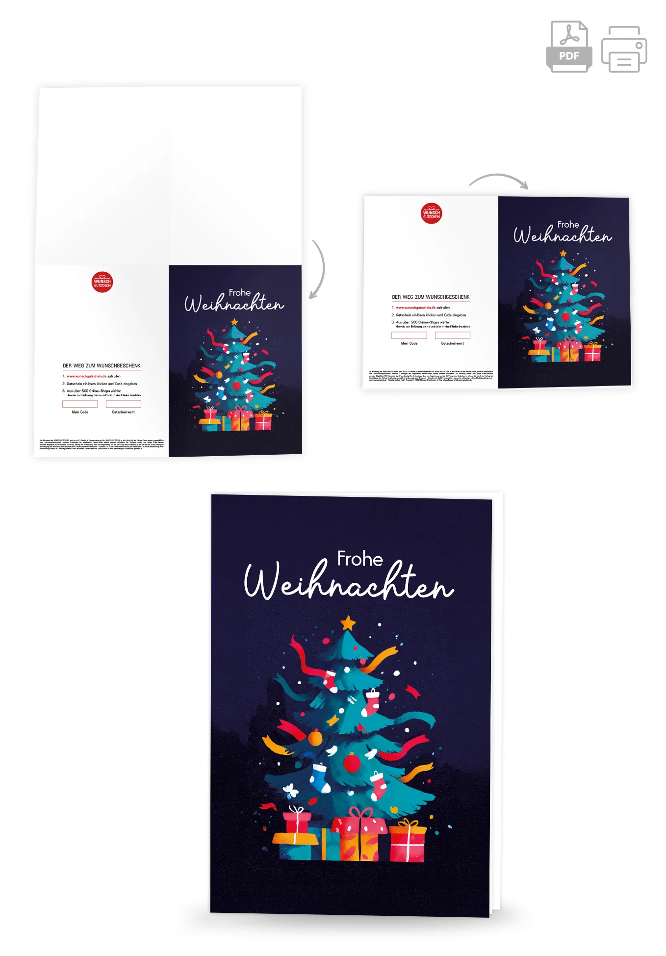 Frohe Weihnachten - Tannenbaum Bunt PDF - Image 4