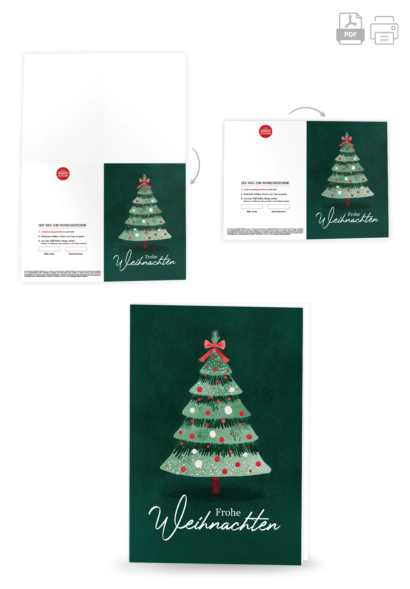 Frohe Weihnachten - Tannenbaum Grün - Image 4
