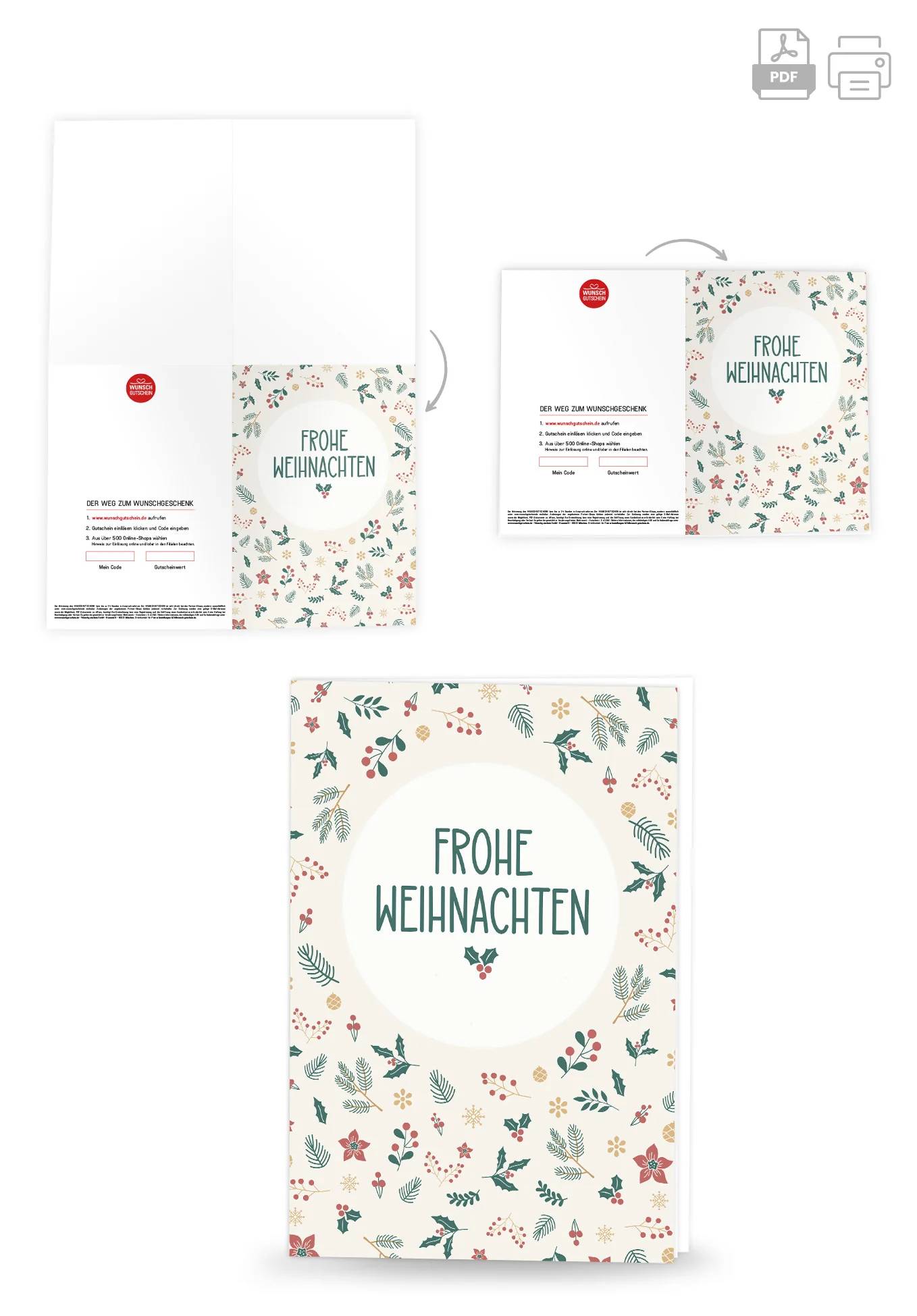 Frohe Weihnachten - Zweige PDF - Image 4