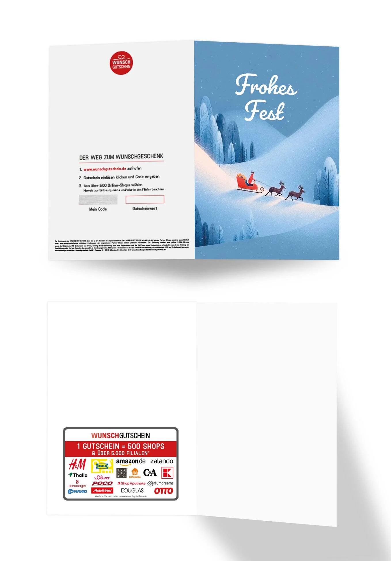 Frohes Fest - Schlitten Weihnachtsmann PDF - Image 3