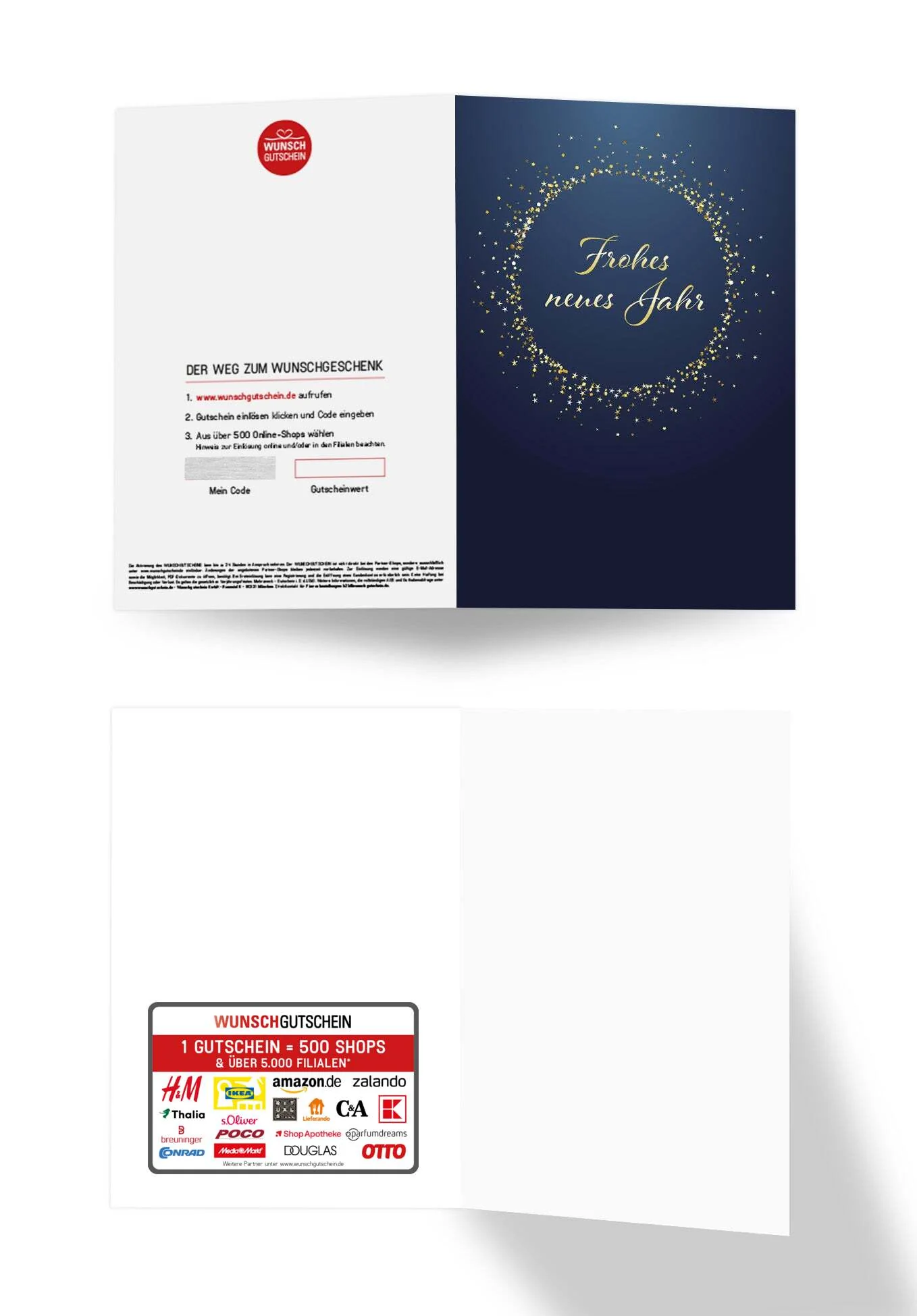 Frohes neues Jahr - Gold Blau - Image 3
