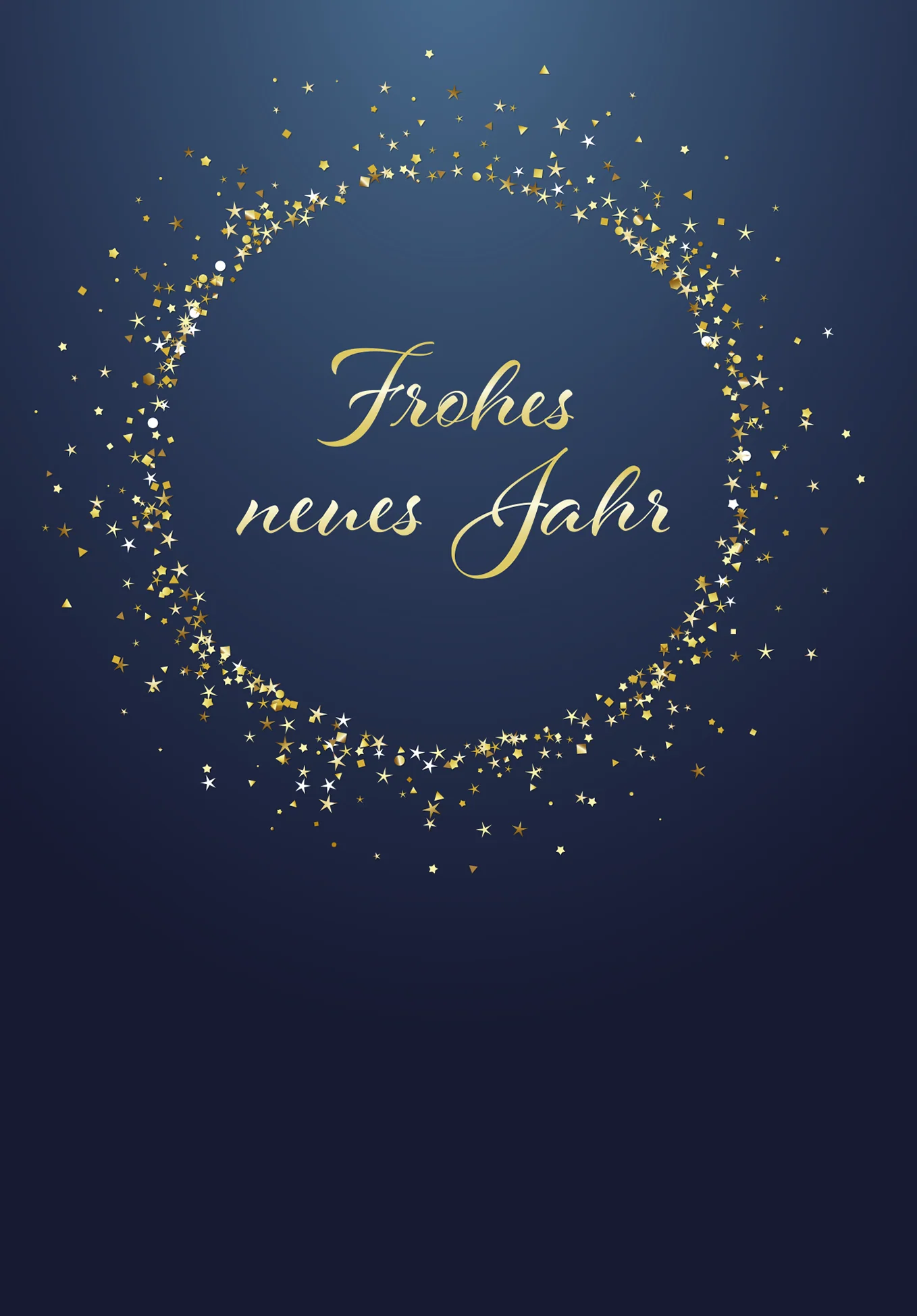 Frohes neues Jahr - Gold Blau PDF - Image 2