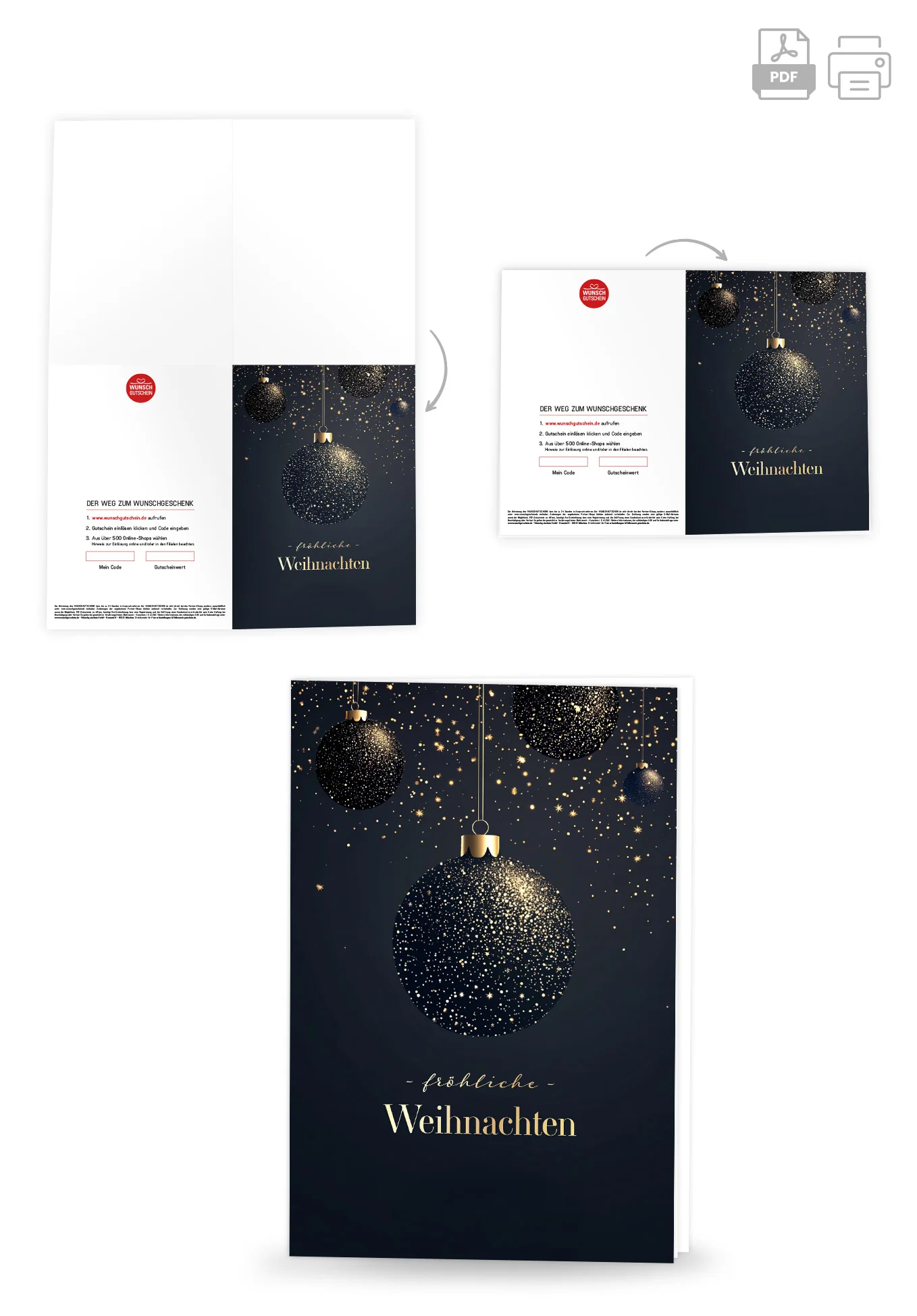 Fröhliche Weihnachten - Christbaumkugeln PDF - Image 4