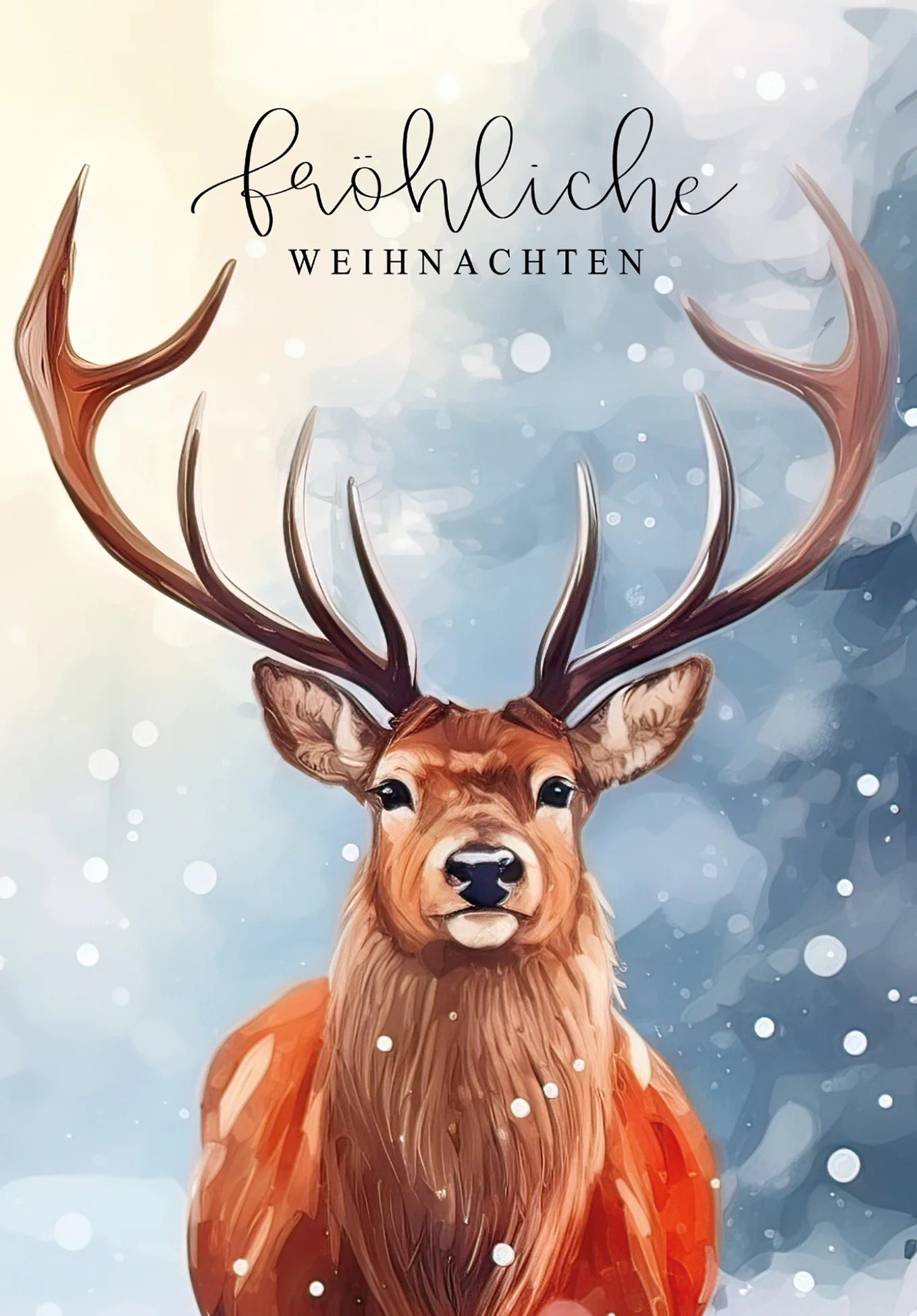 Fröhliche Weihnachten - Hirsch - Image 2