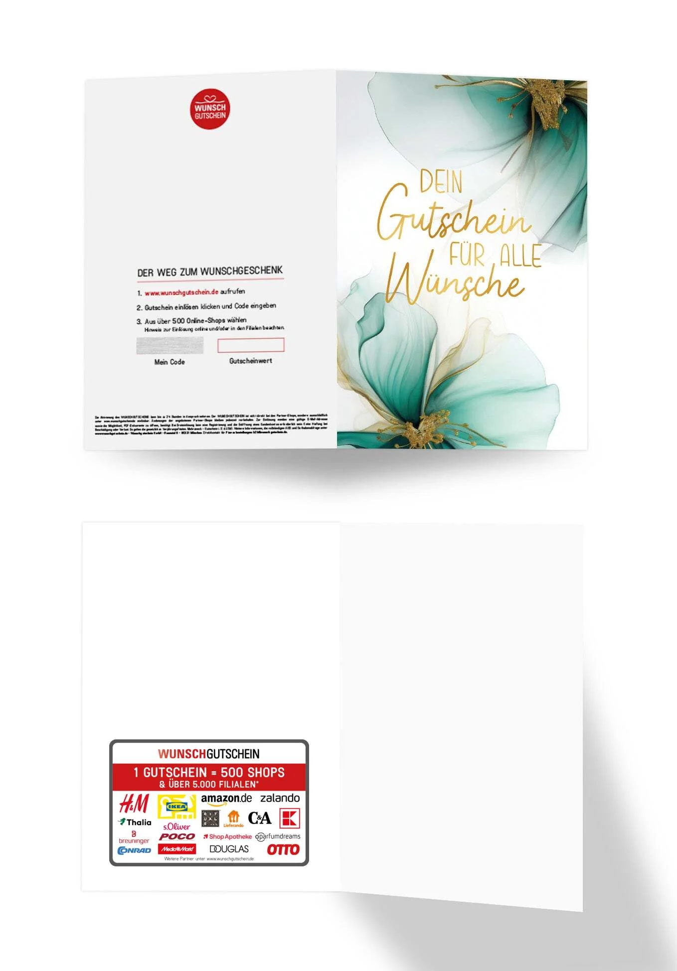 Für alle Wünsche - Blumen Grün Gold PDF - Image 3