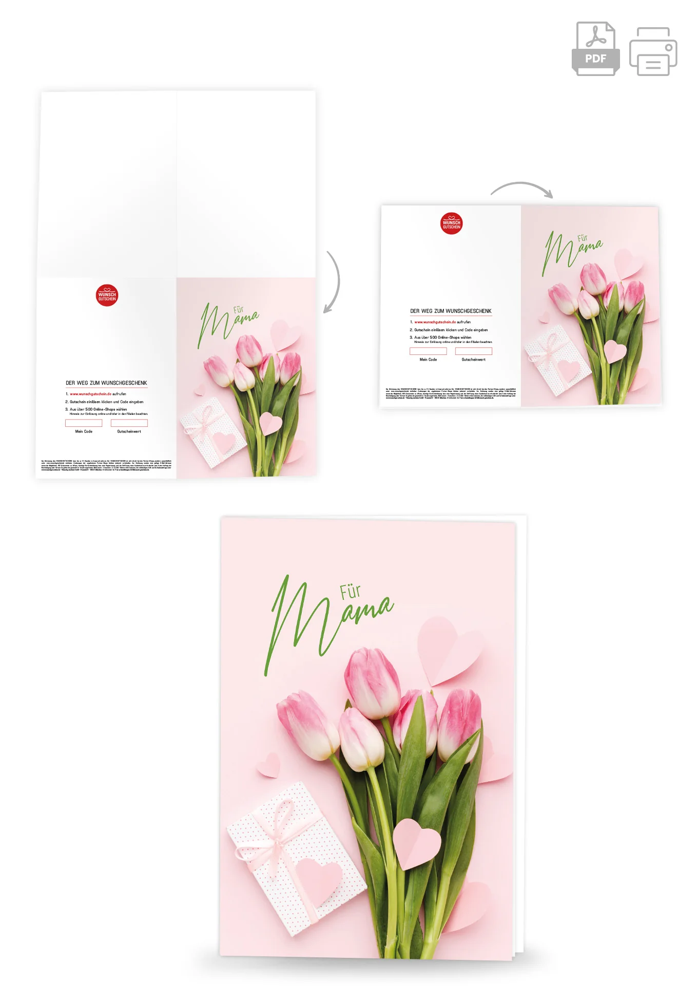 Für Mama - Herzen Tulpen PDF - Image 4