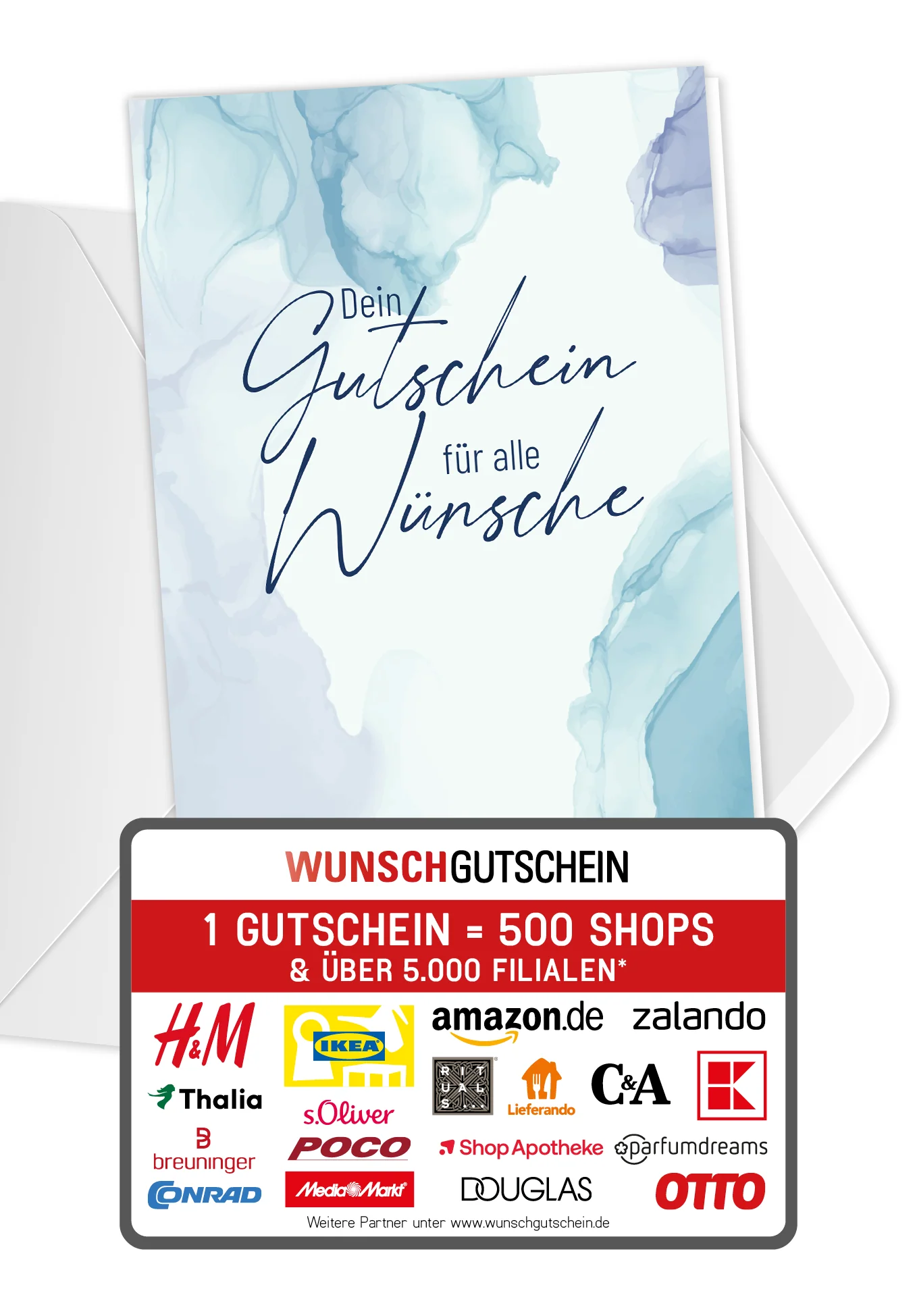 Für alle Wünsche - Aquarell Blau PDF