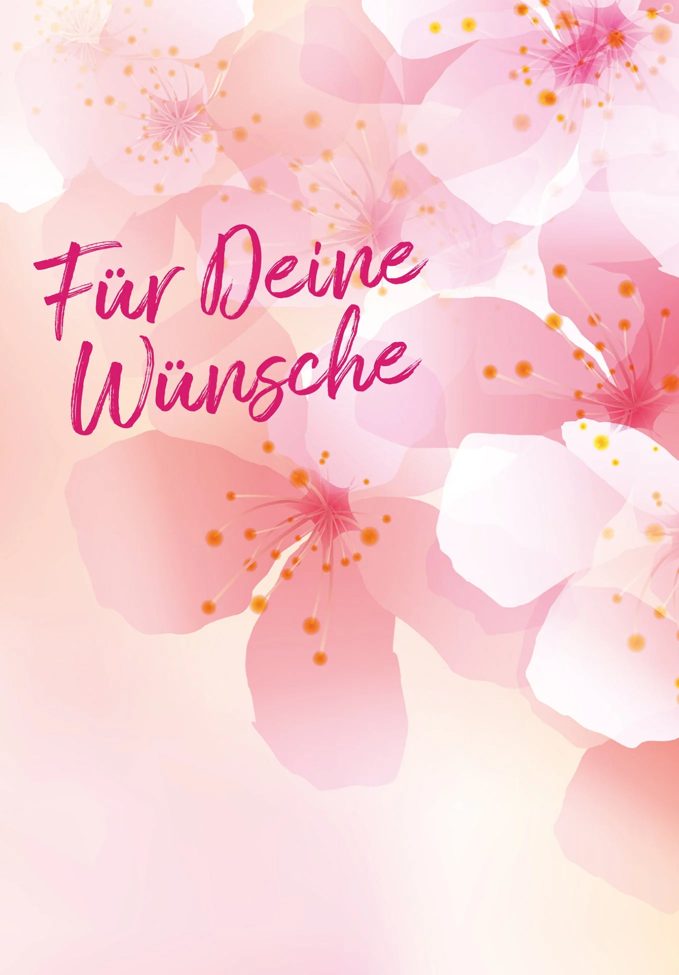 Für deine Wünsche - Blumen Rosa PDF - Image 2