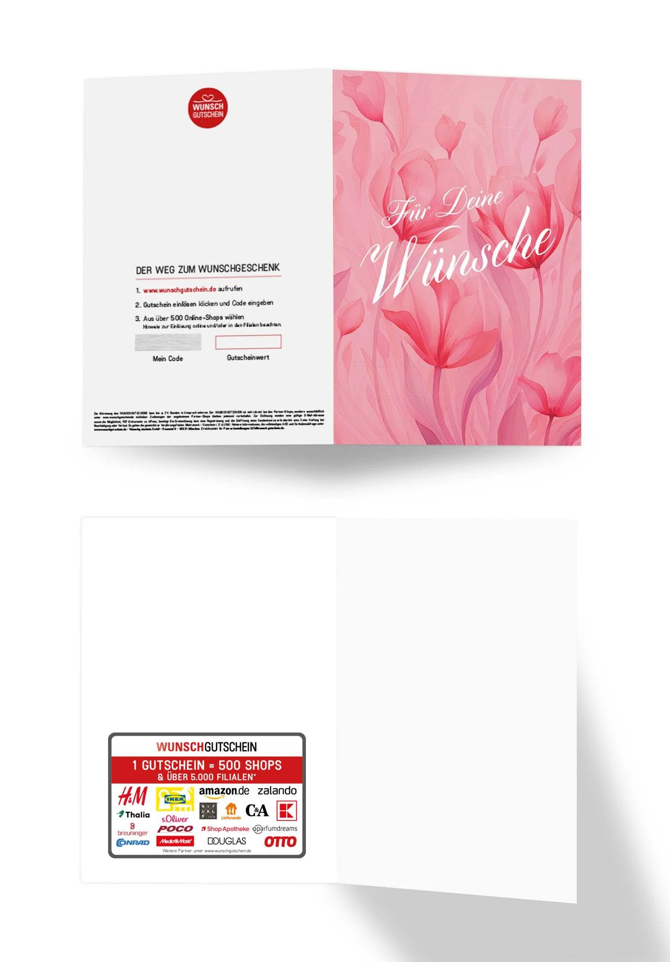 Für deine Wünsche - Pink Blumen PDF - Image 3