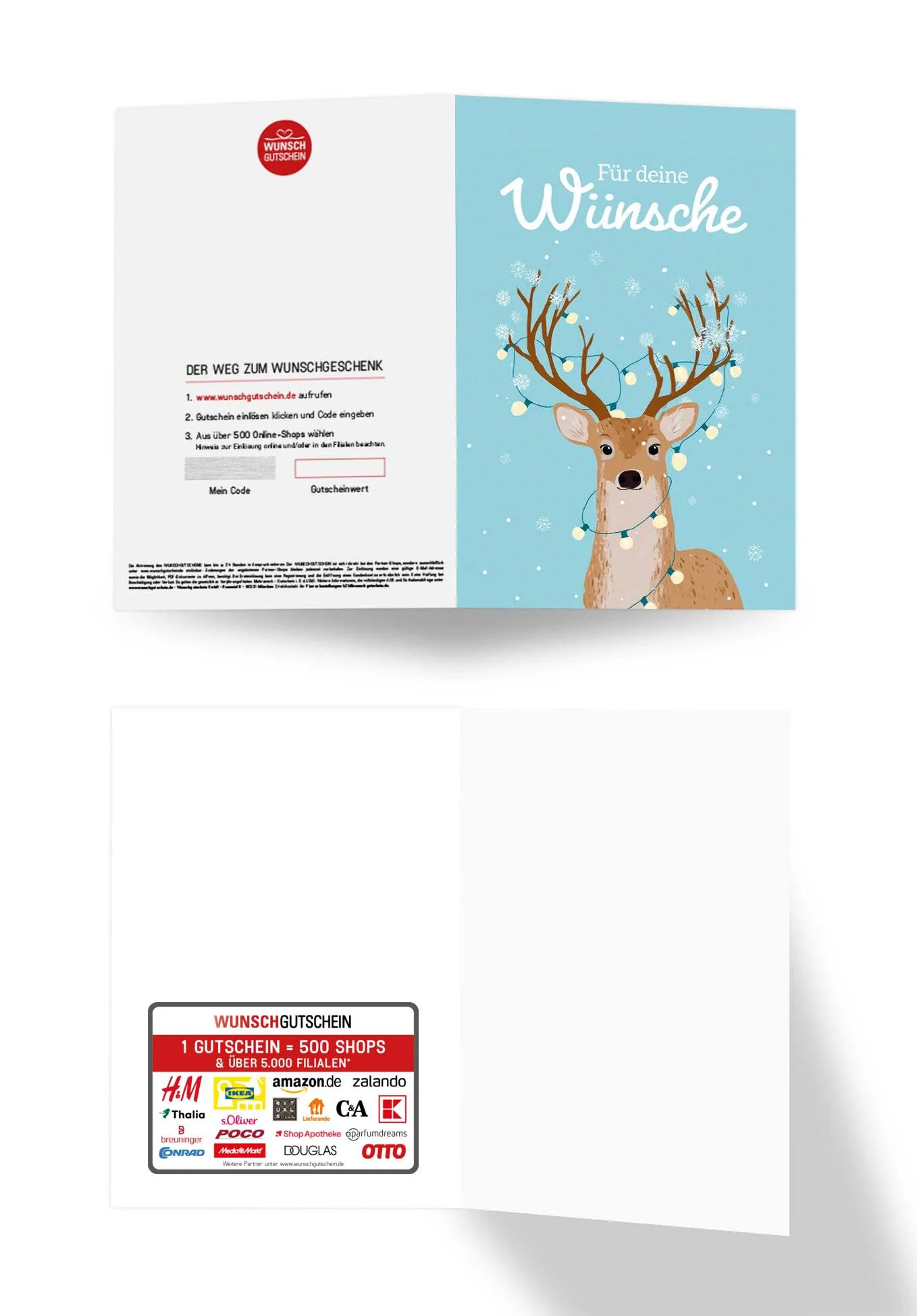 Für deine Wünsche - Rentier Lichterkette PDF - Image 3