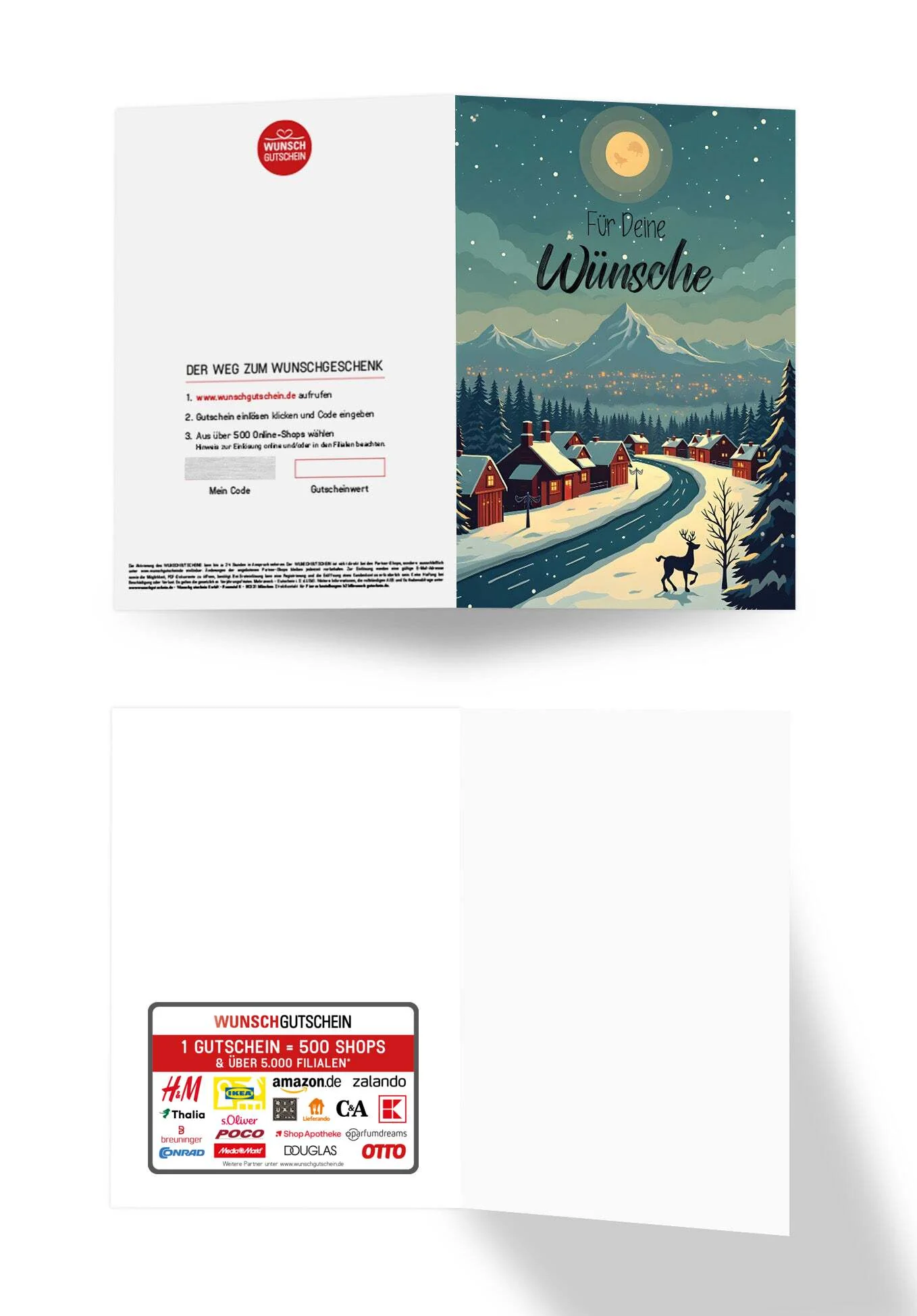 Für deine Wünsche - Winterstadt Rentier - Image 3