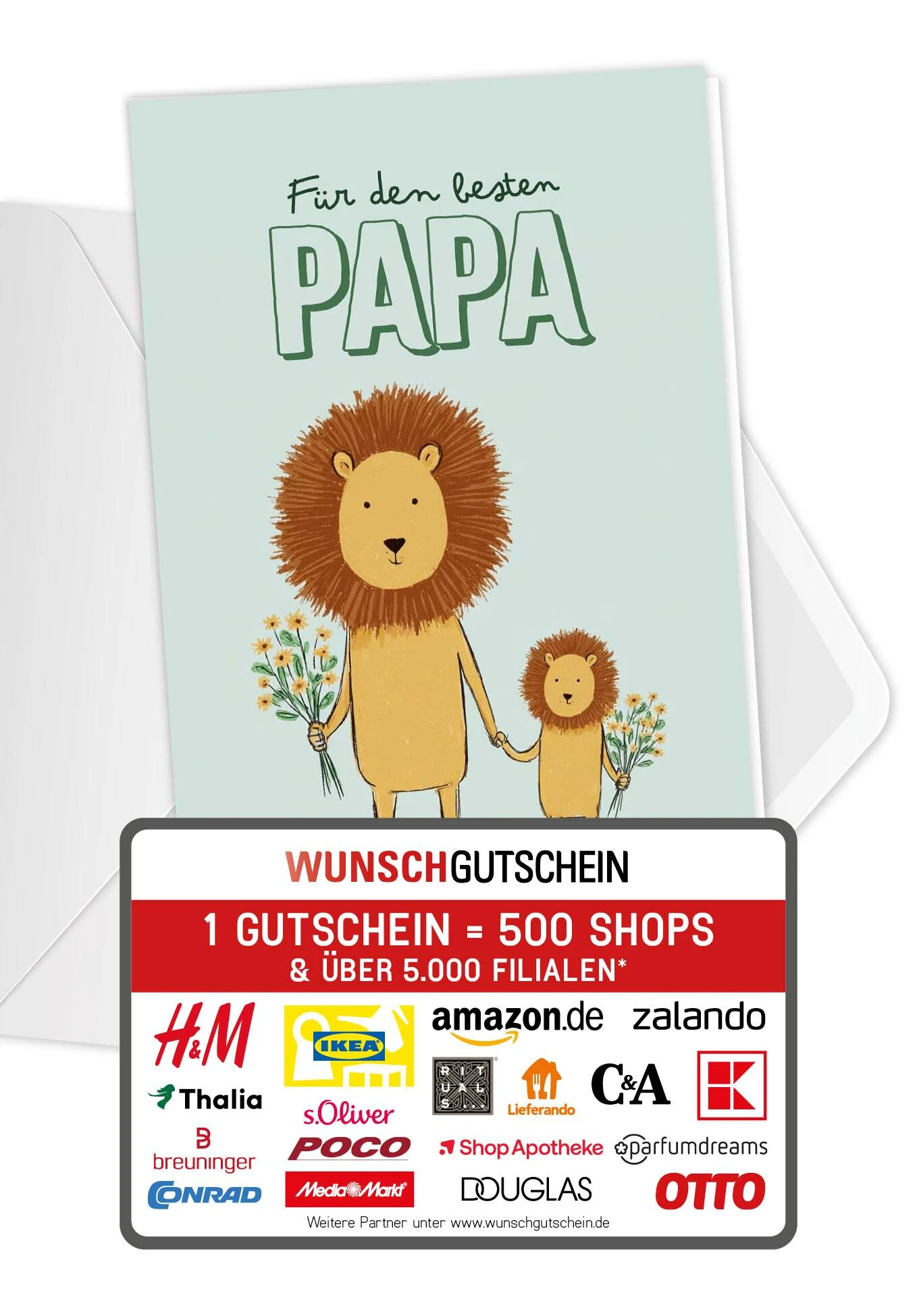 Für den besten Papa - Löwen Grün PDF