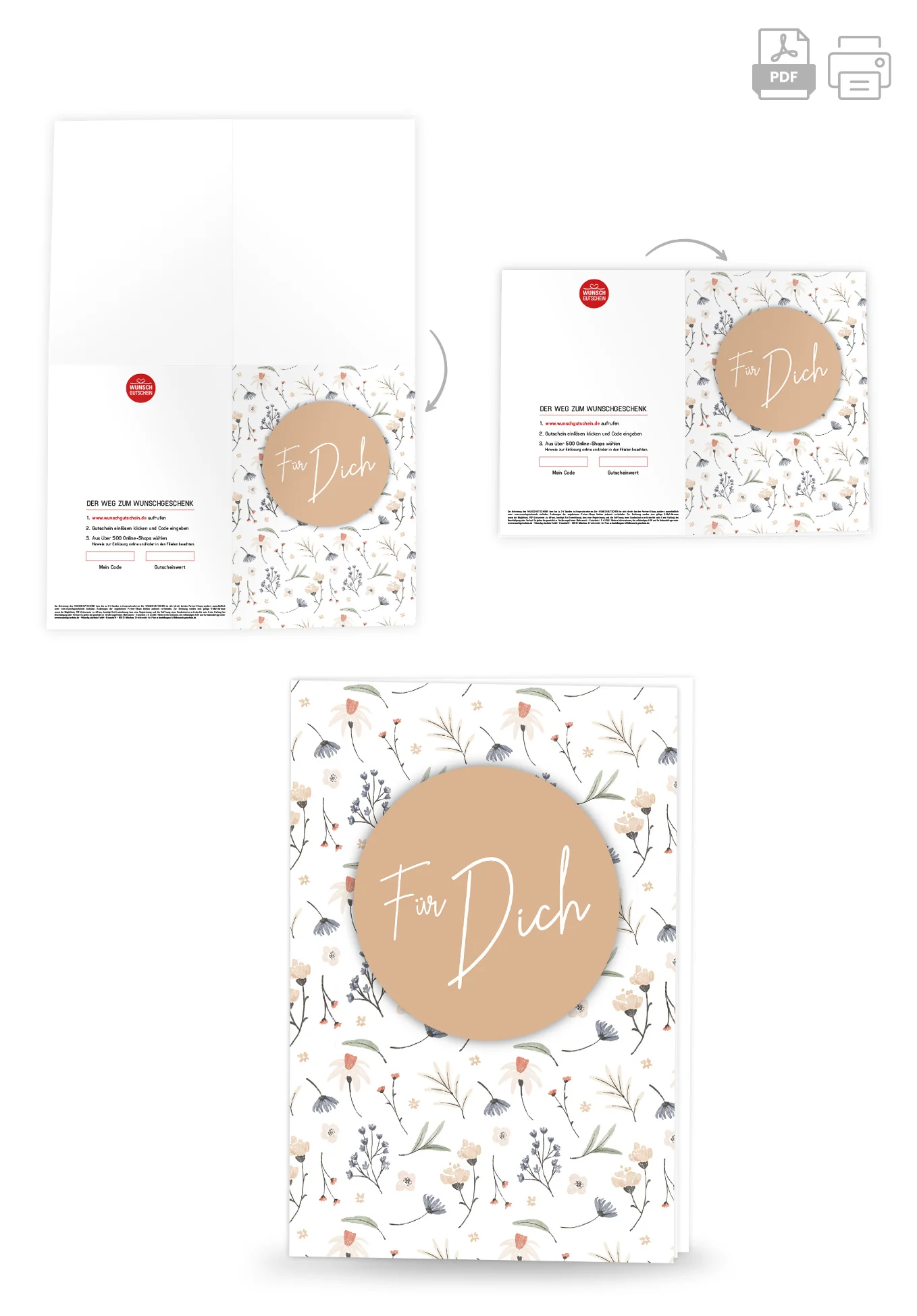 Für Dich - Blumen weiß PDF - Image 4