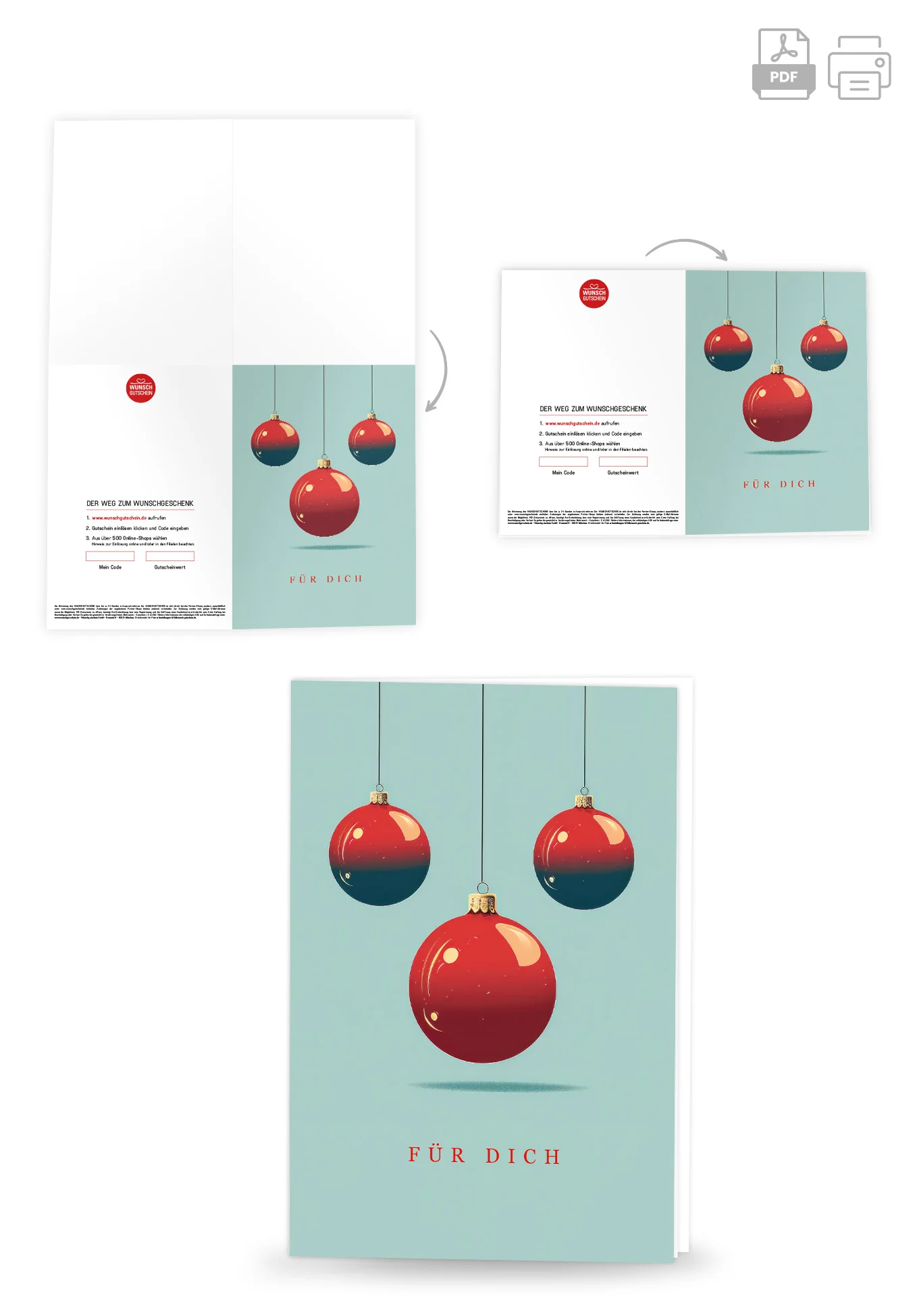 Für Dich - Weihnachtskugeln - Image 4