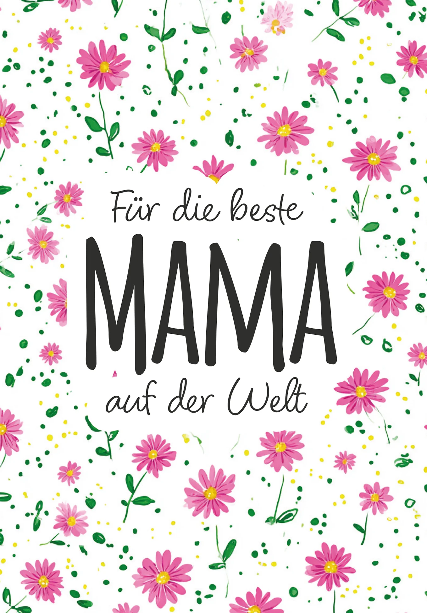 Für die beste Mama auf der Welt - Blumenmuster - Image 2