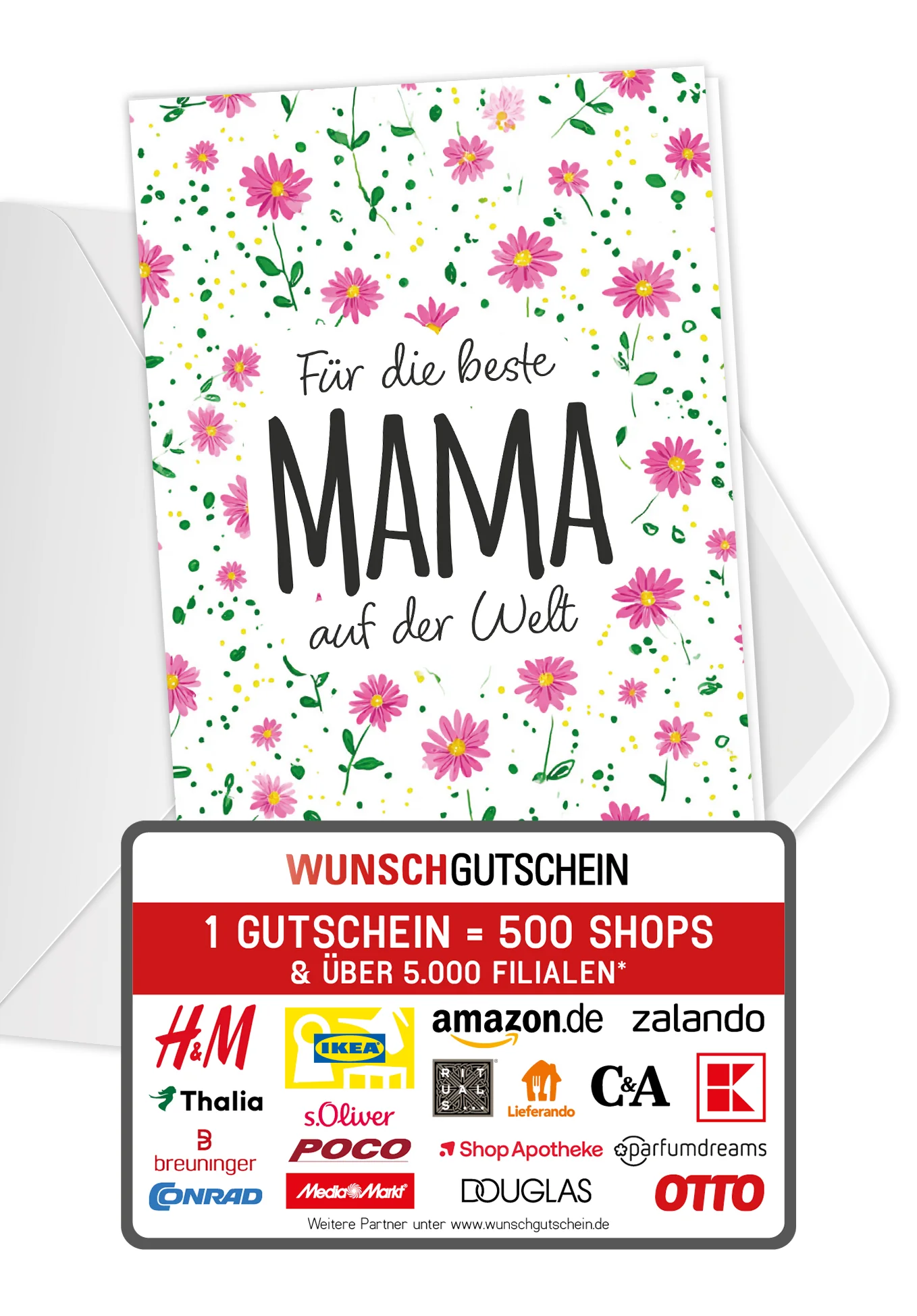 Für die beste Mama auf der Welt - Blumenmuster PDF