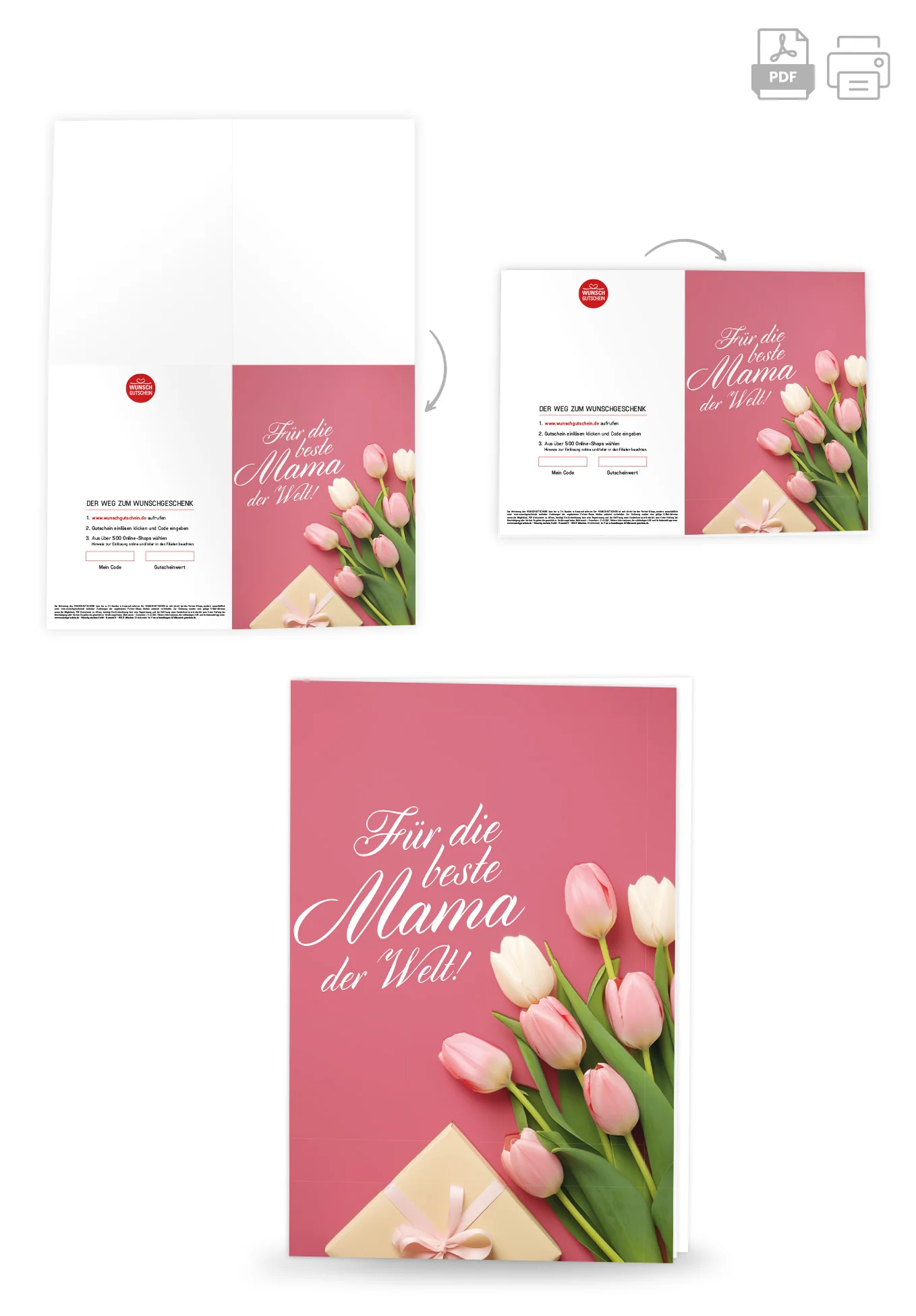 Für die beste Mama - Tulpen Geschenk - Image 4