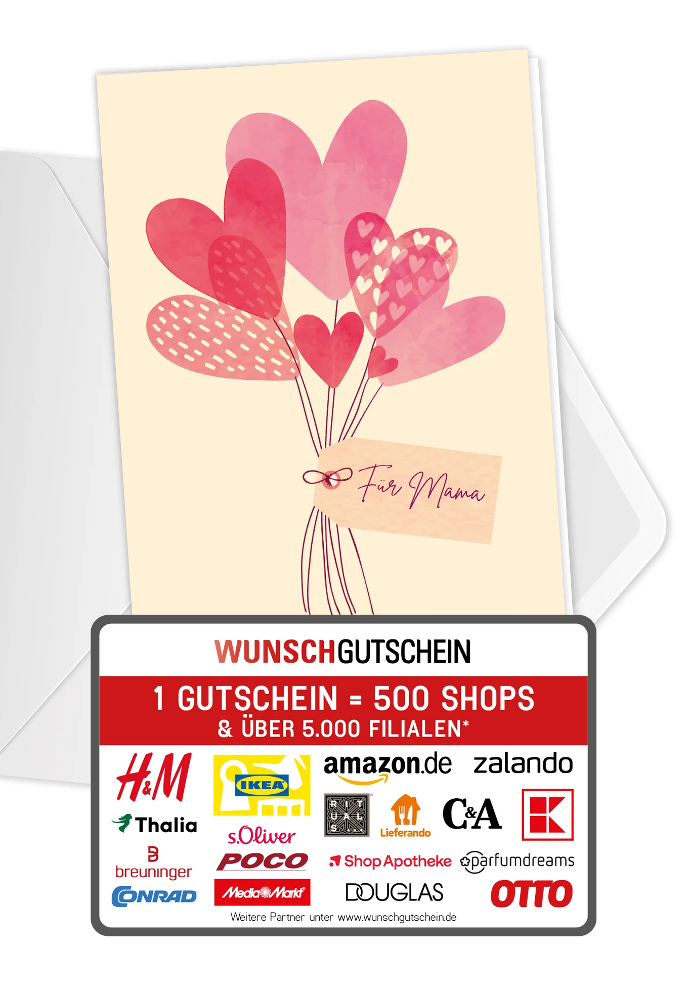 Für Mama - Herzen Pastell PDF