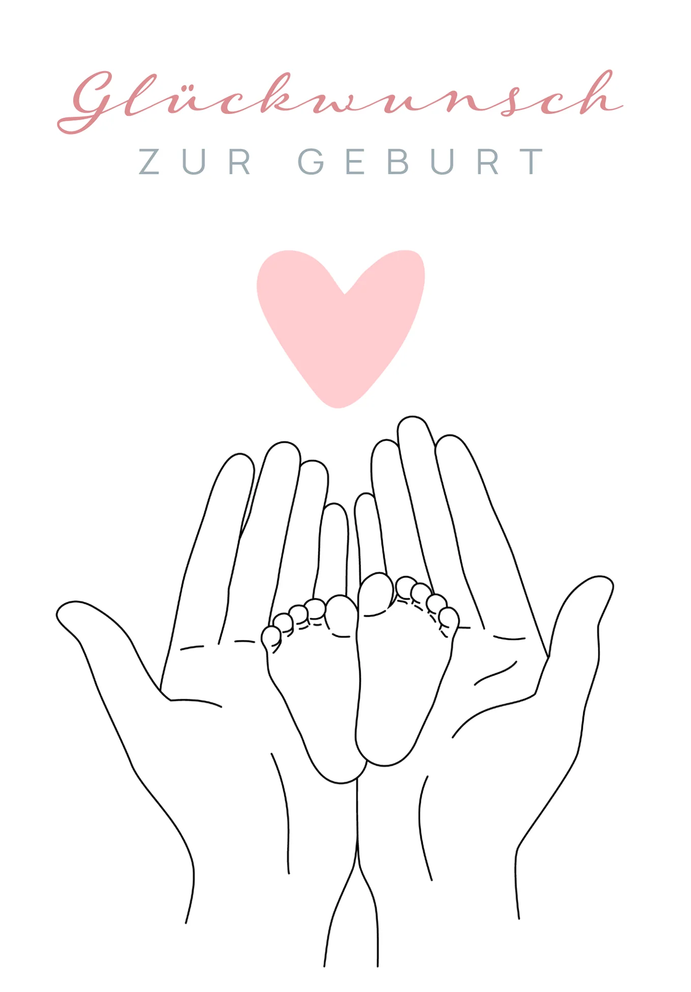 Glückwunsch zur Geburt - Babyfüße - Image 2