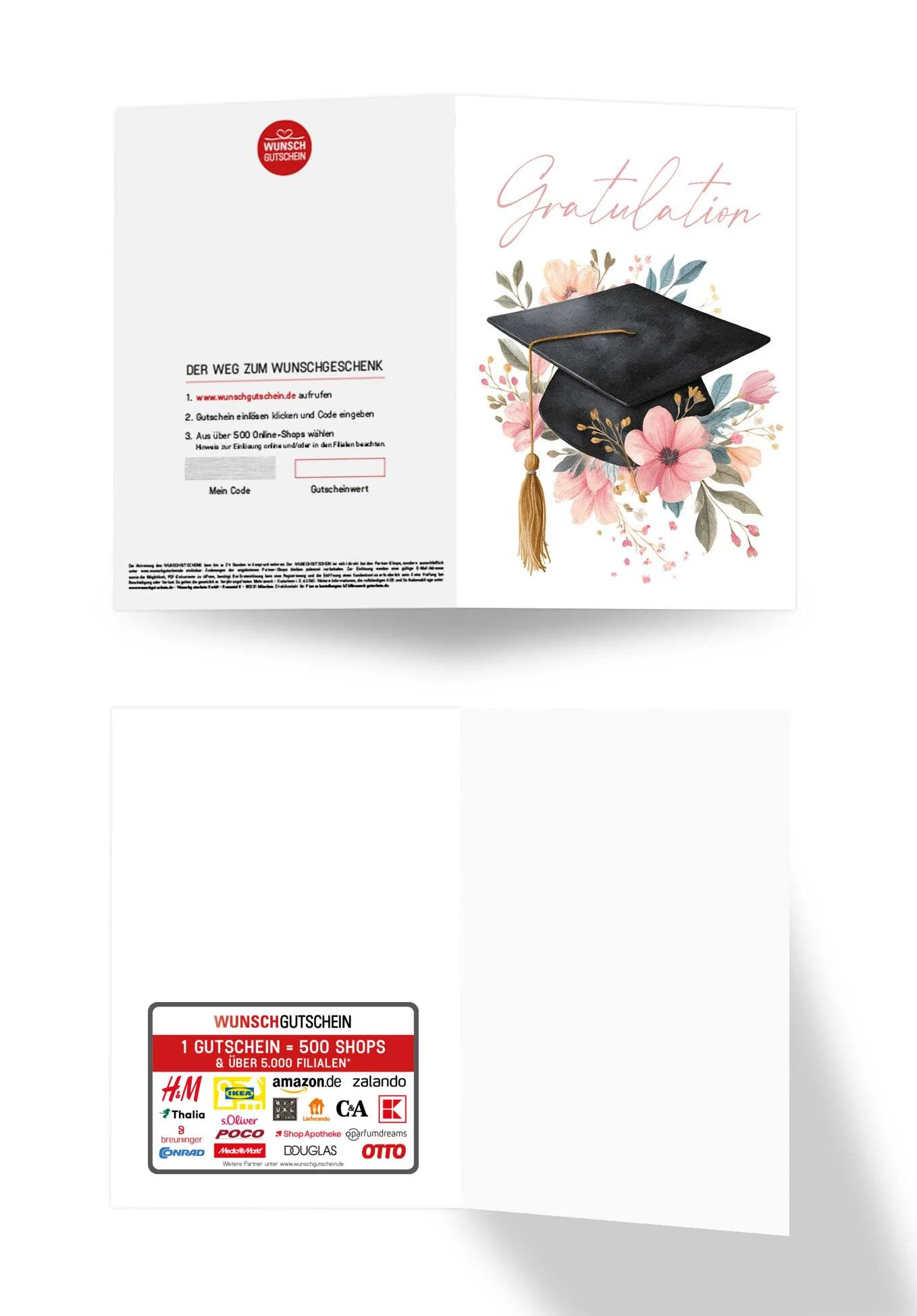 Gratulation - Hut mit Blumen - Image 3