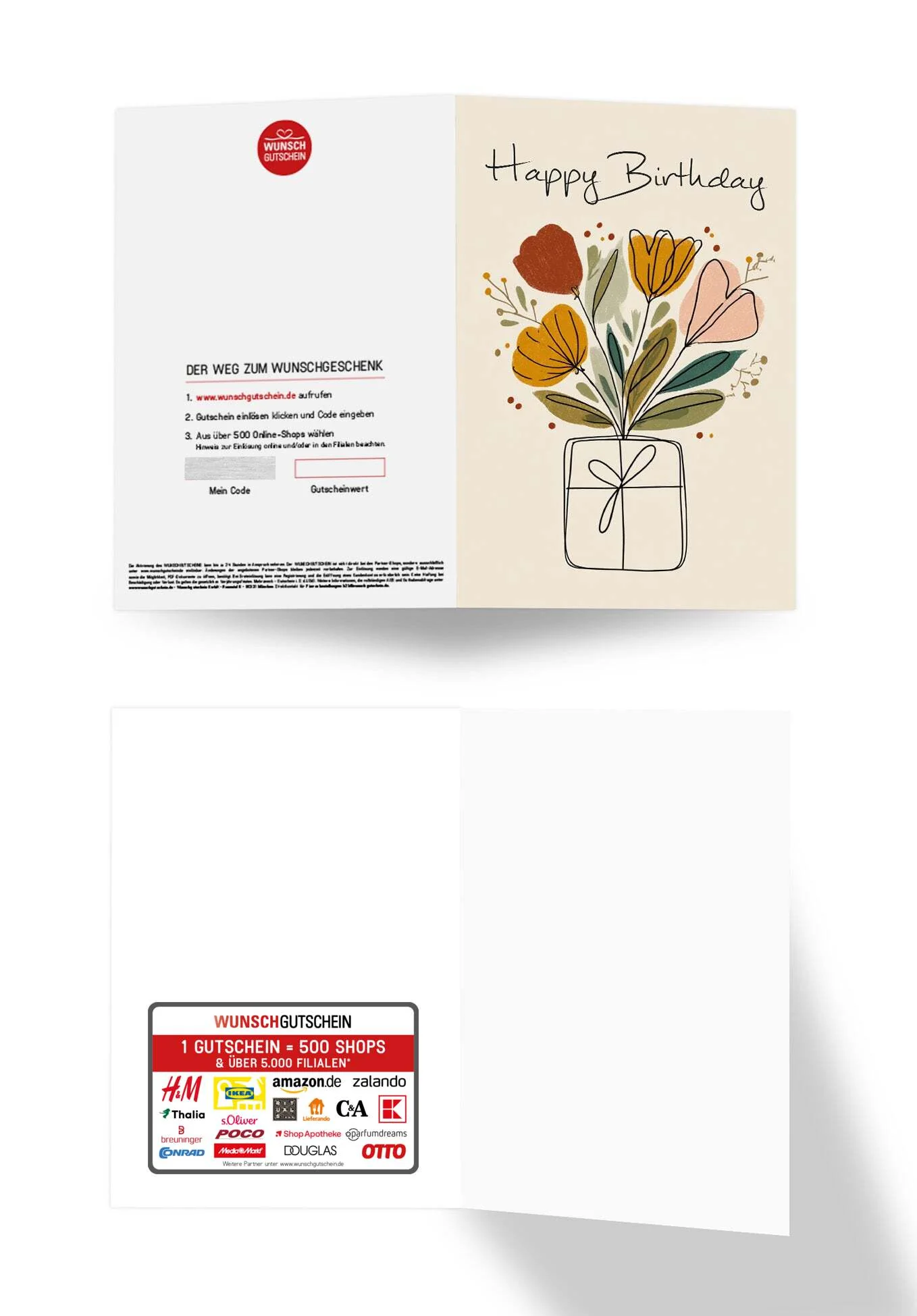 Happy Birthday - Geschenk Blumen - Image 3