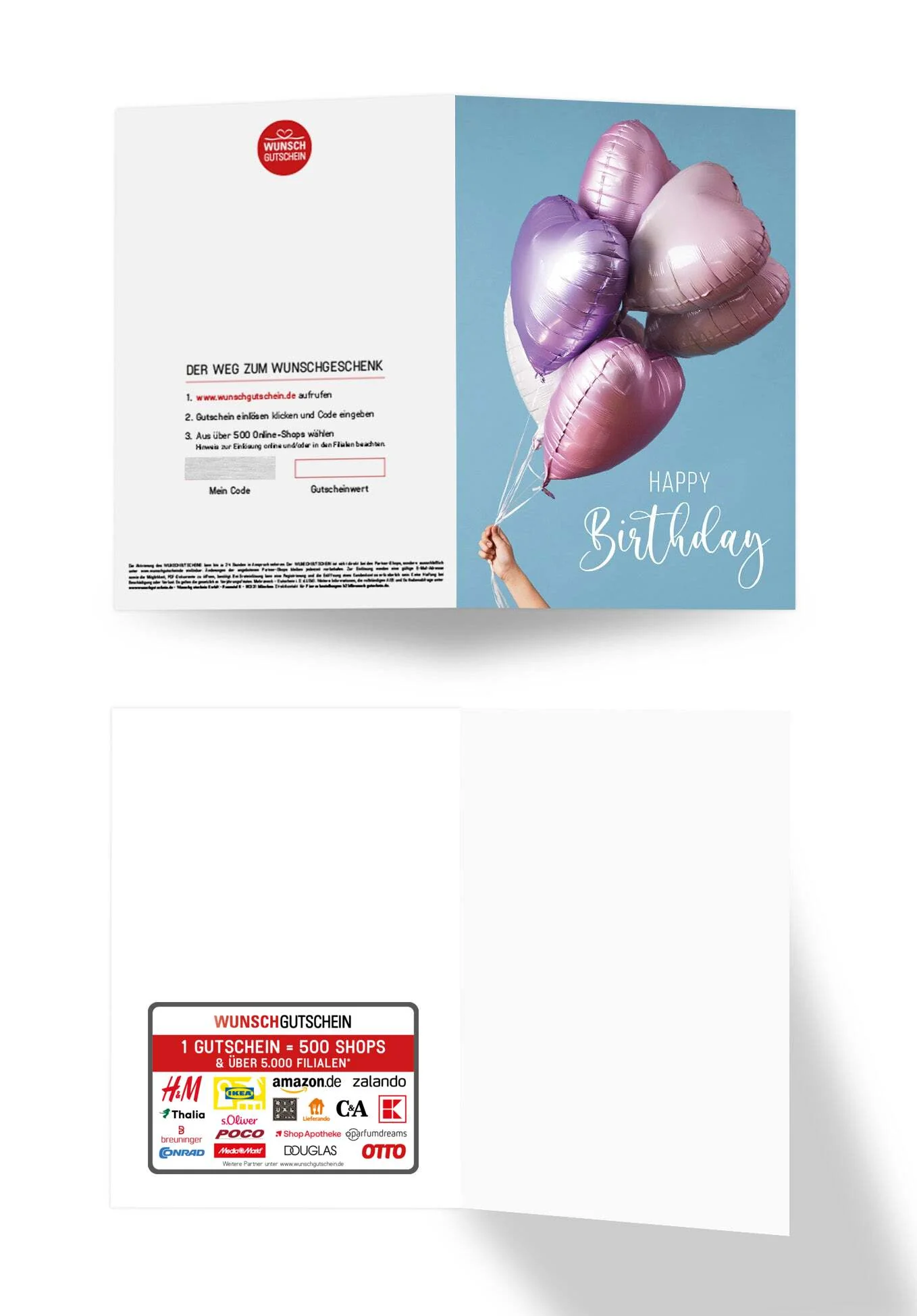 Happy Birthday - Herzen Ballons PDF - Image 3