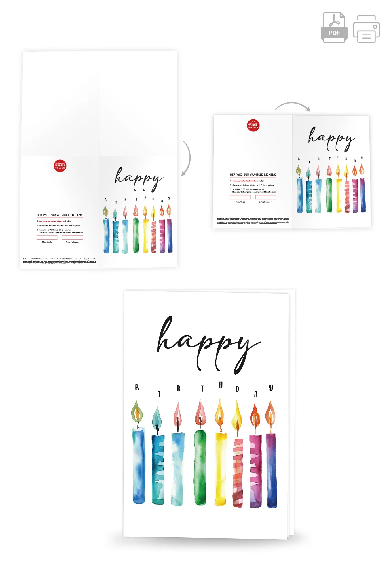 Happy Birthday - Kerzen - Image 4