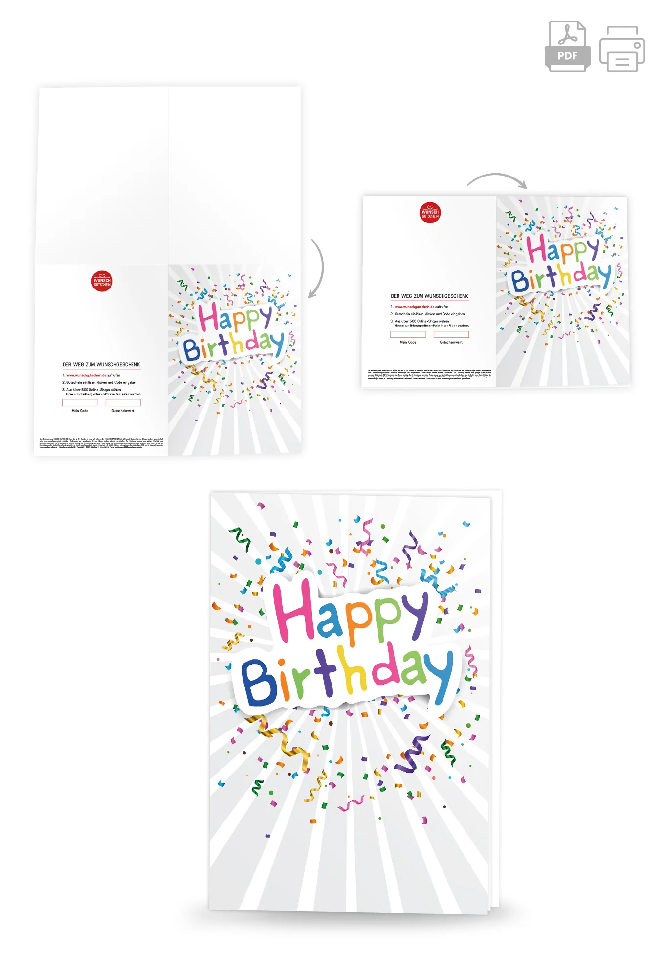 Happy Birthday - Konfetti - Image 4