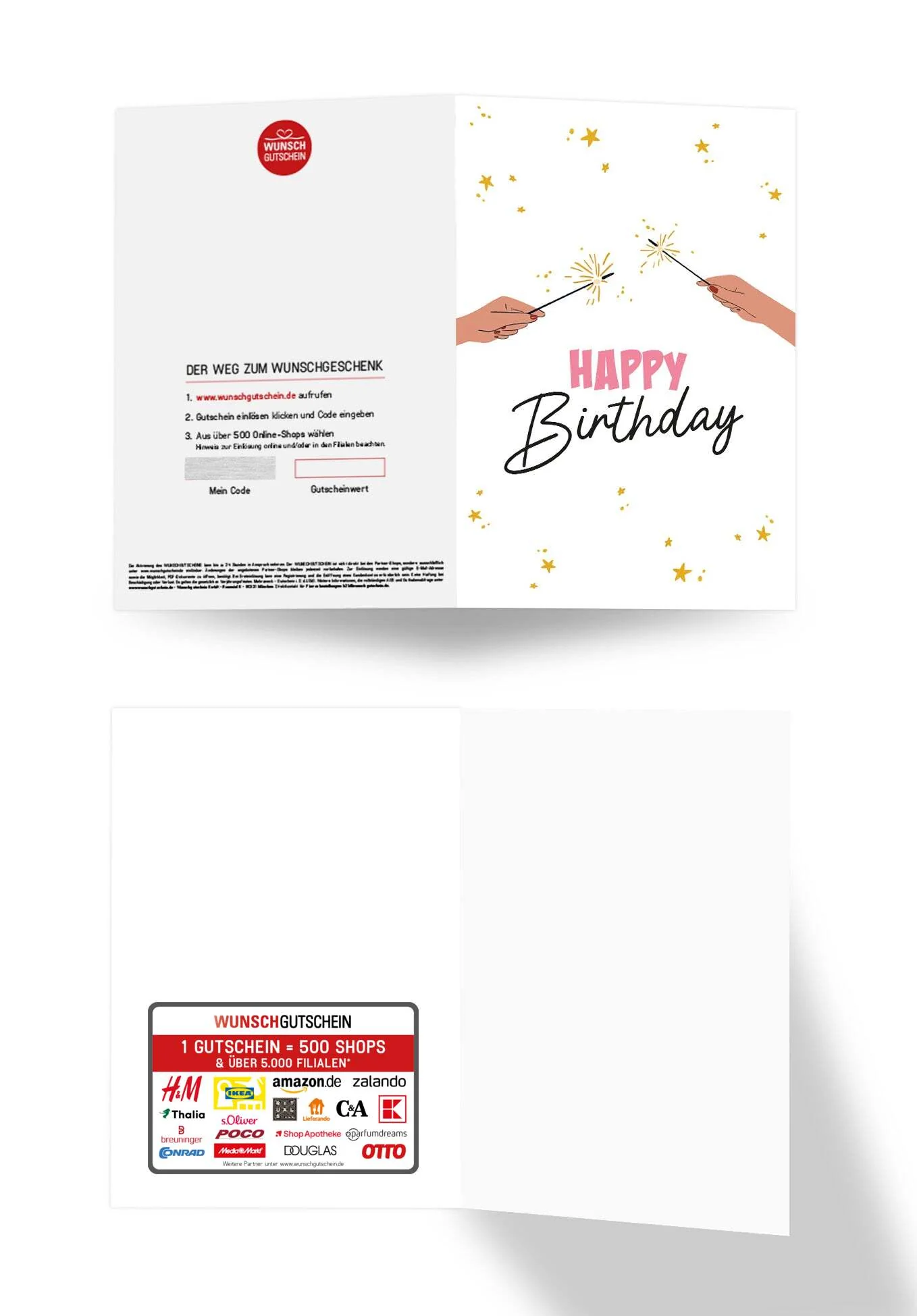 Happy Birthday - Wunderkerzen Sterne PDF - Image 3