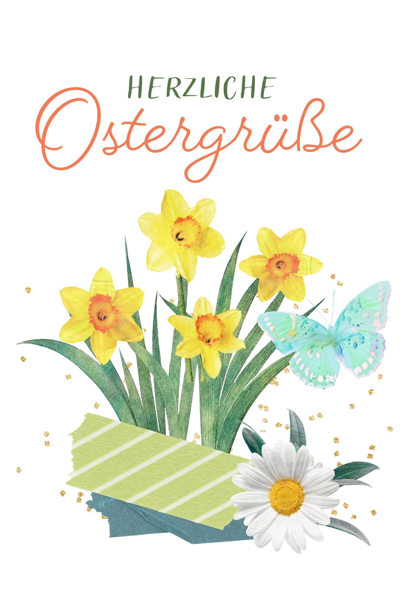 Herzliche Ostergrüße - Osterglocken PDF - Image 2