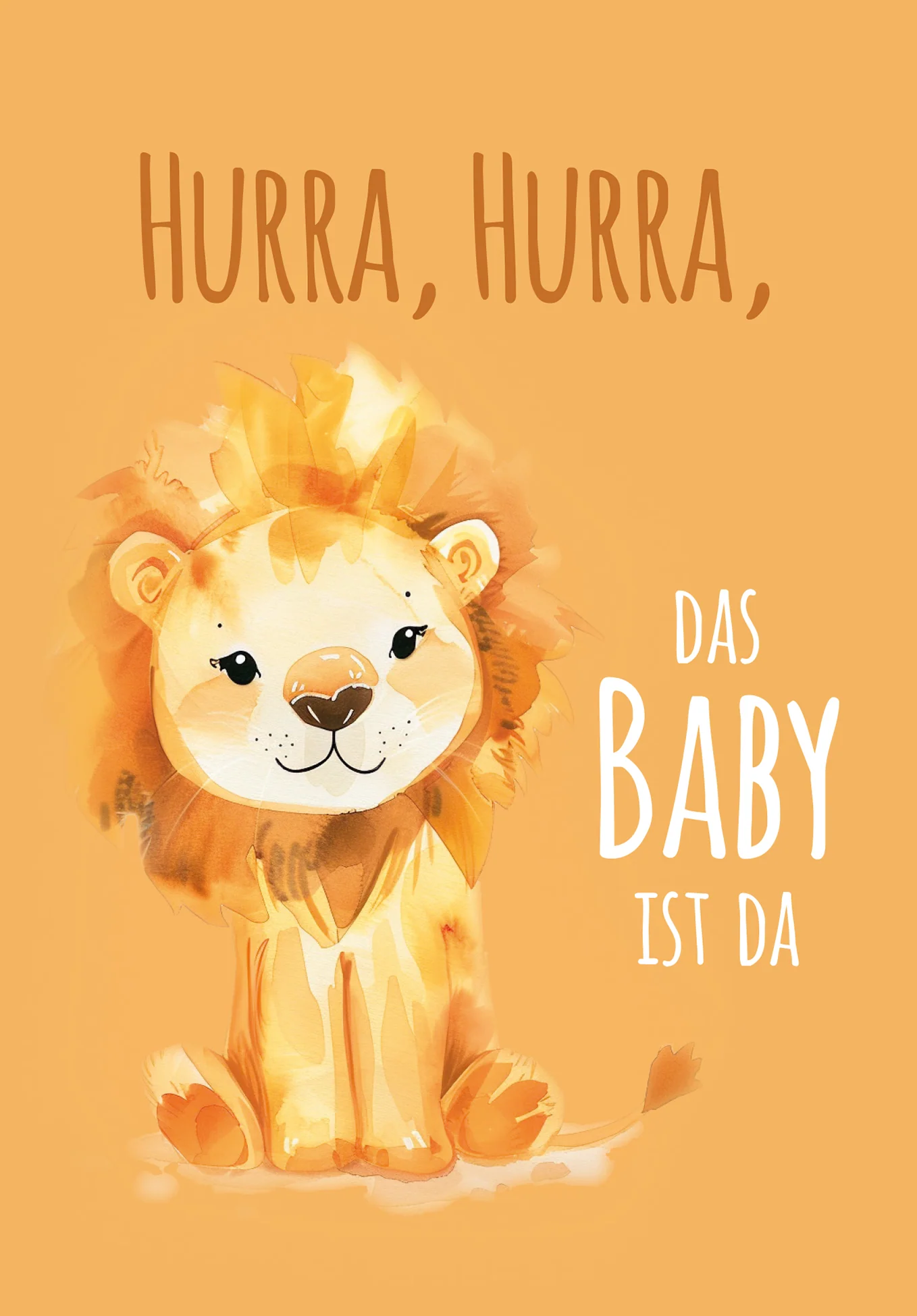 Hurra das Baby ist da - Löwe PDF - Image 2