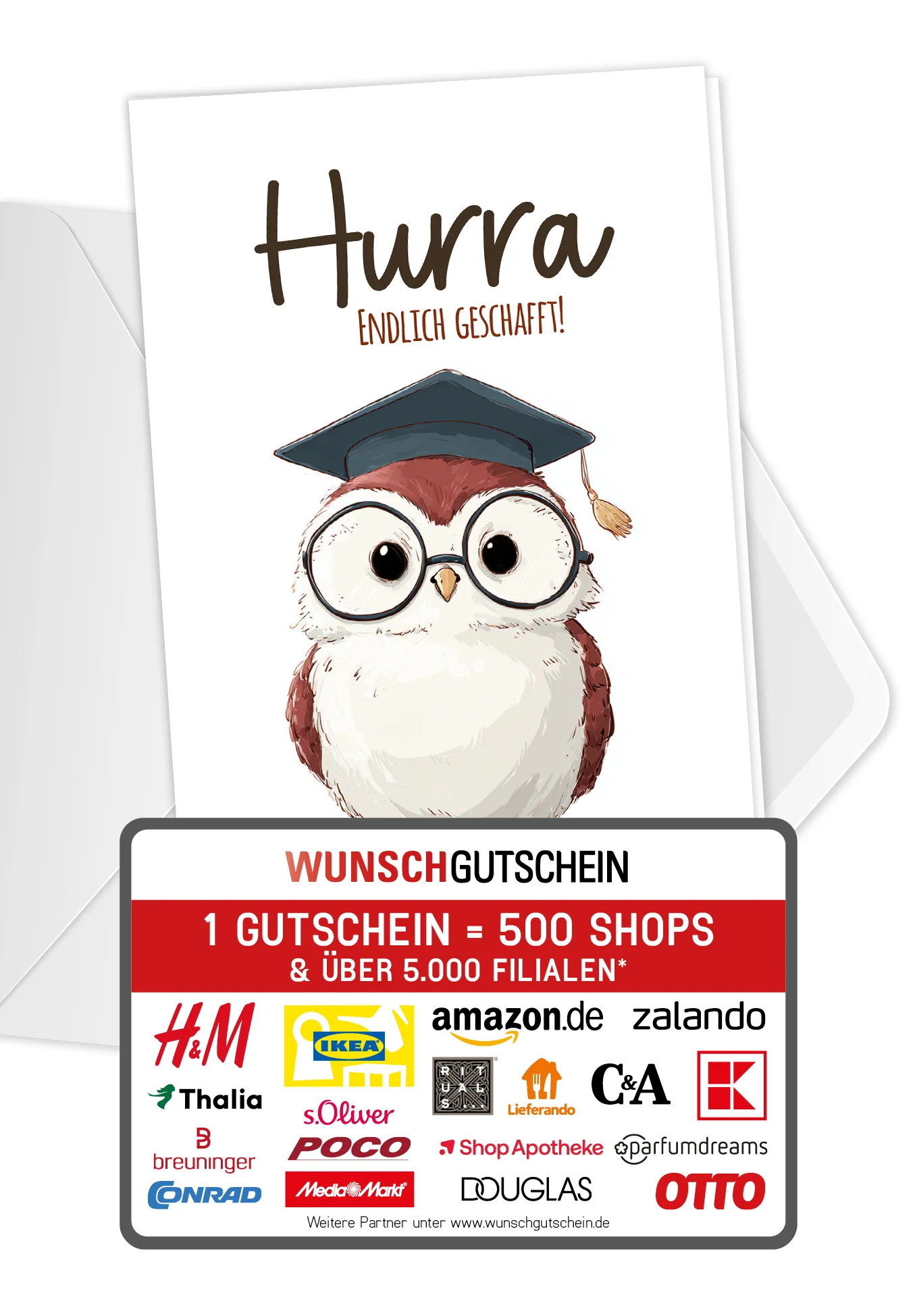 Hurra endlich geschafft - Eule PDF