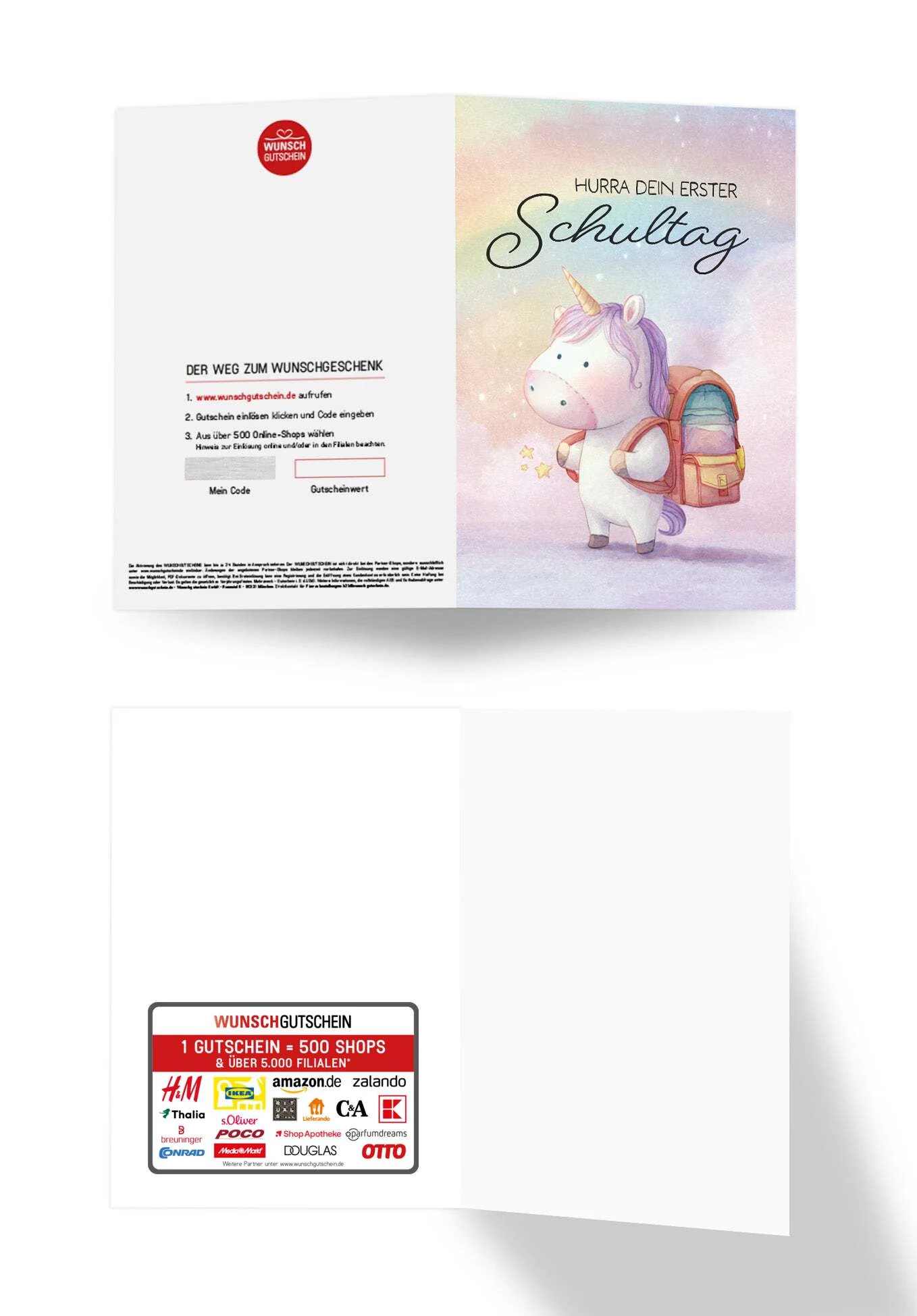 Hurra erster Schultag - Einhorn - Image 3