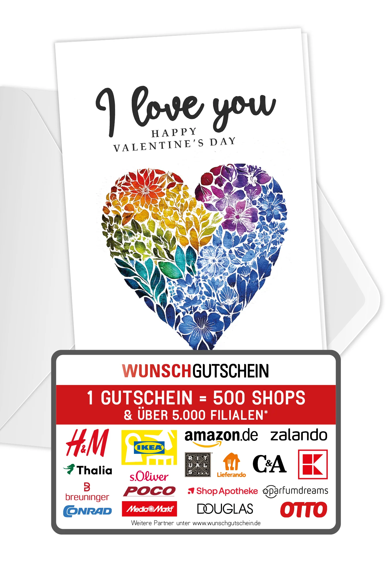 I love you - Herz Bunt