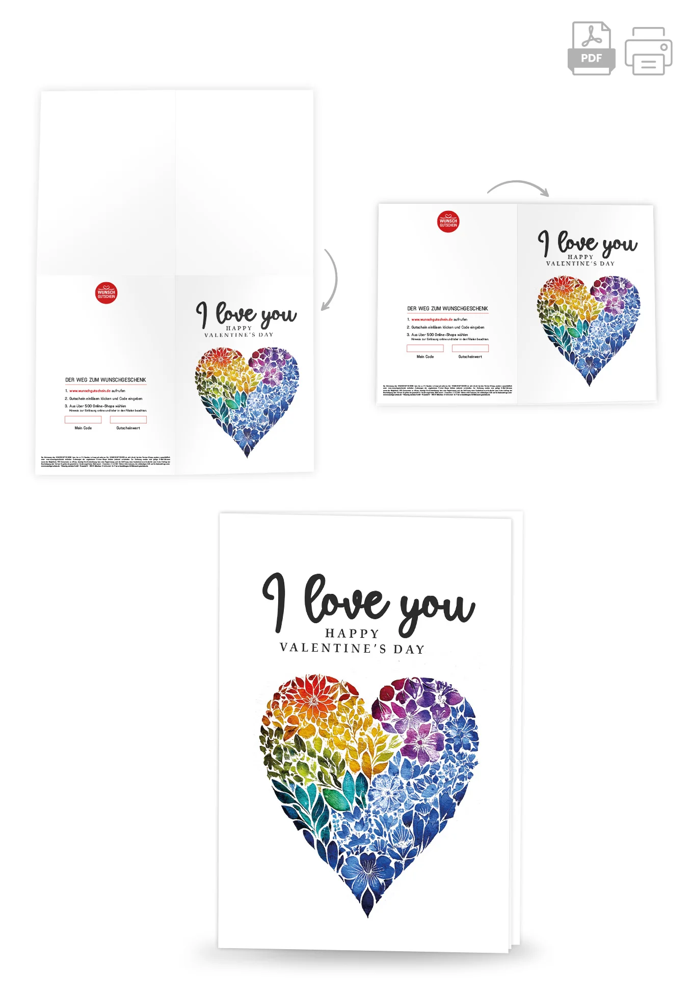 I love you - Herz Bunt - Image 4