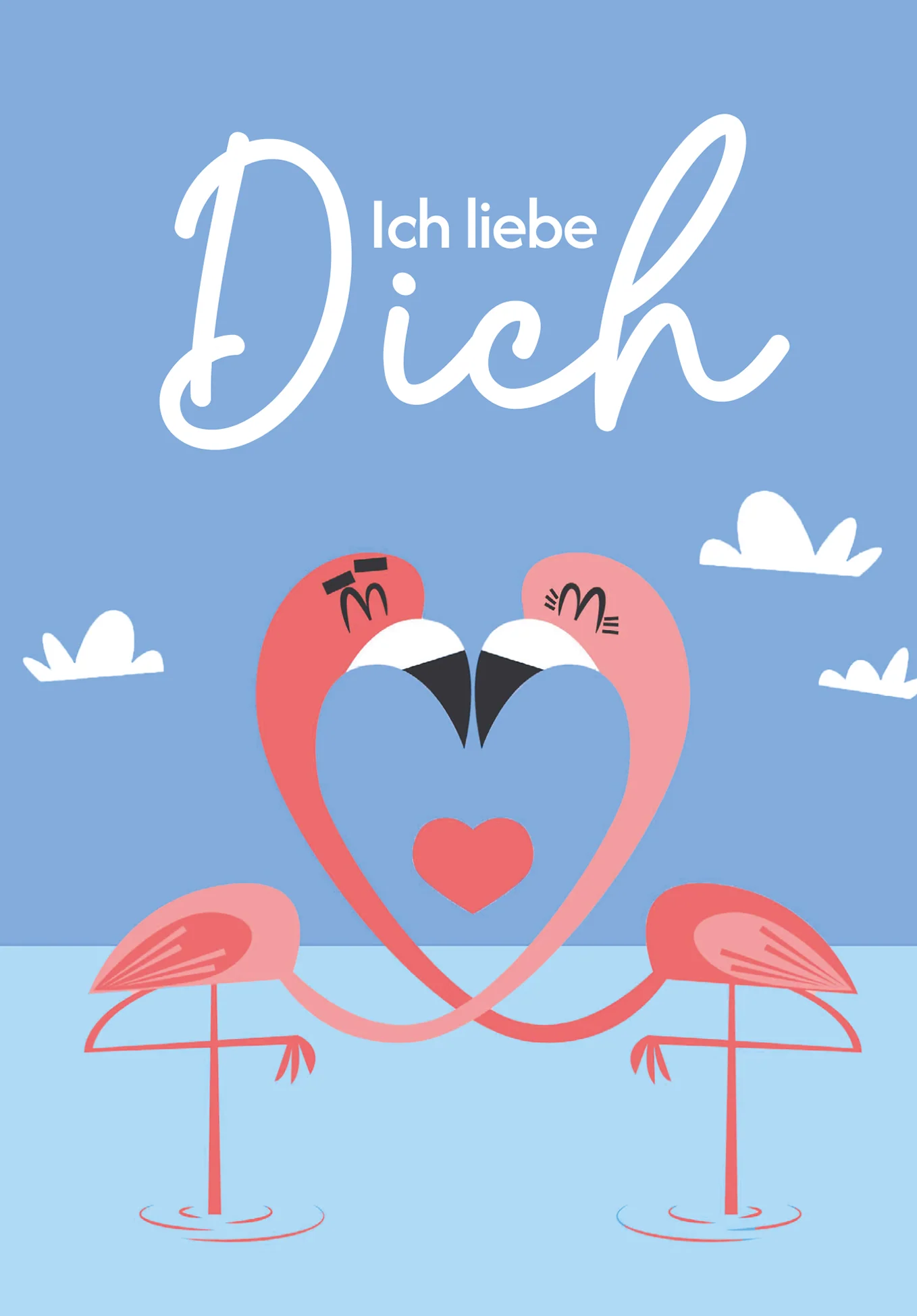 Ich liebe Dich - Flamingos PDF - Image 2