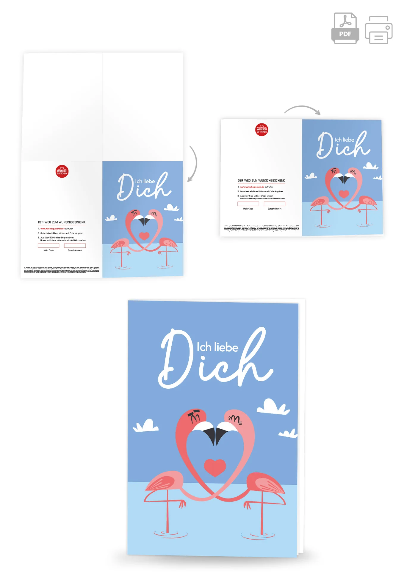 Ich liebe Dich - Flamingos PDF - Image 4