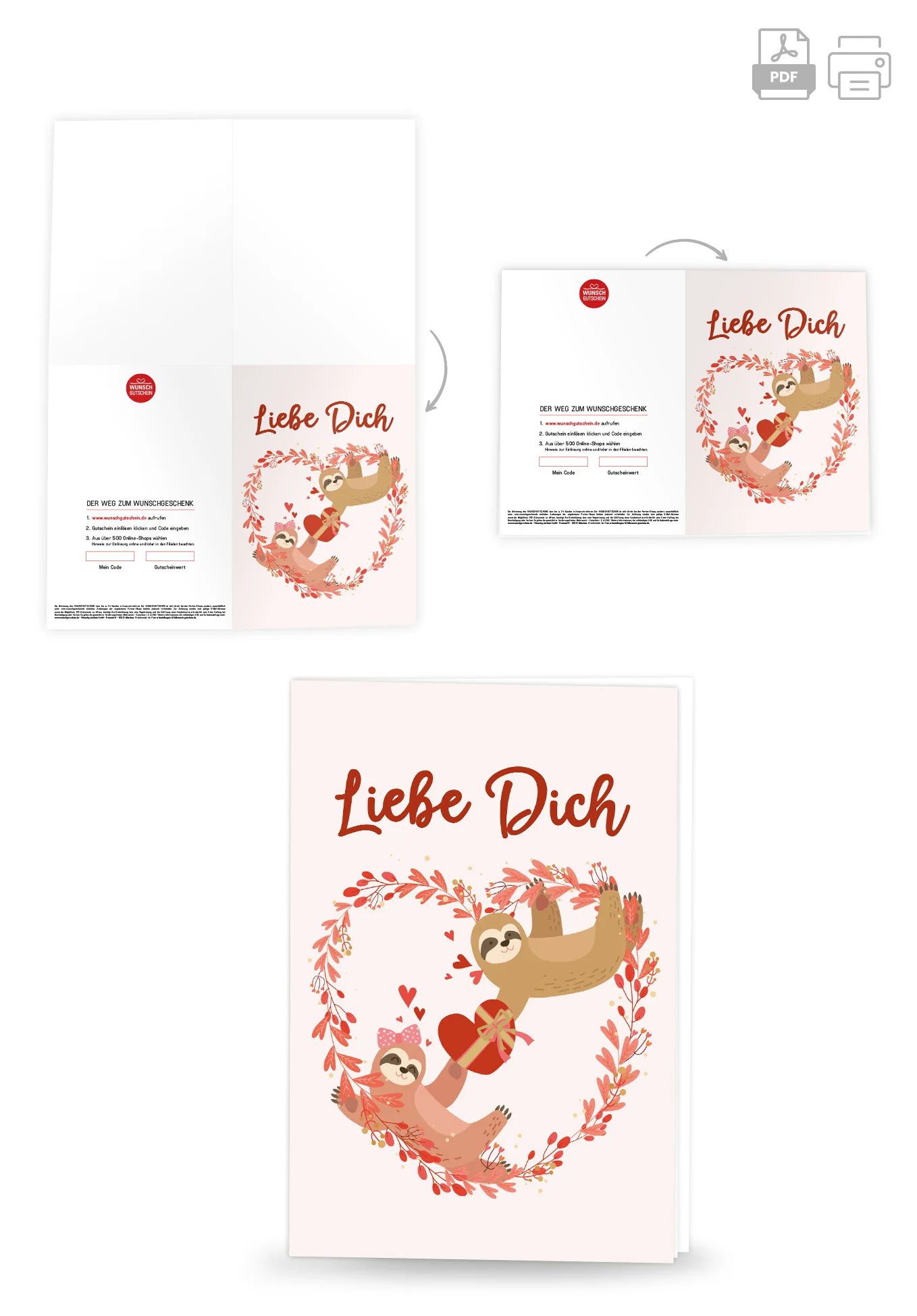 Liebe Dich - Faultiere PDF - Image 4