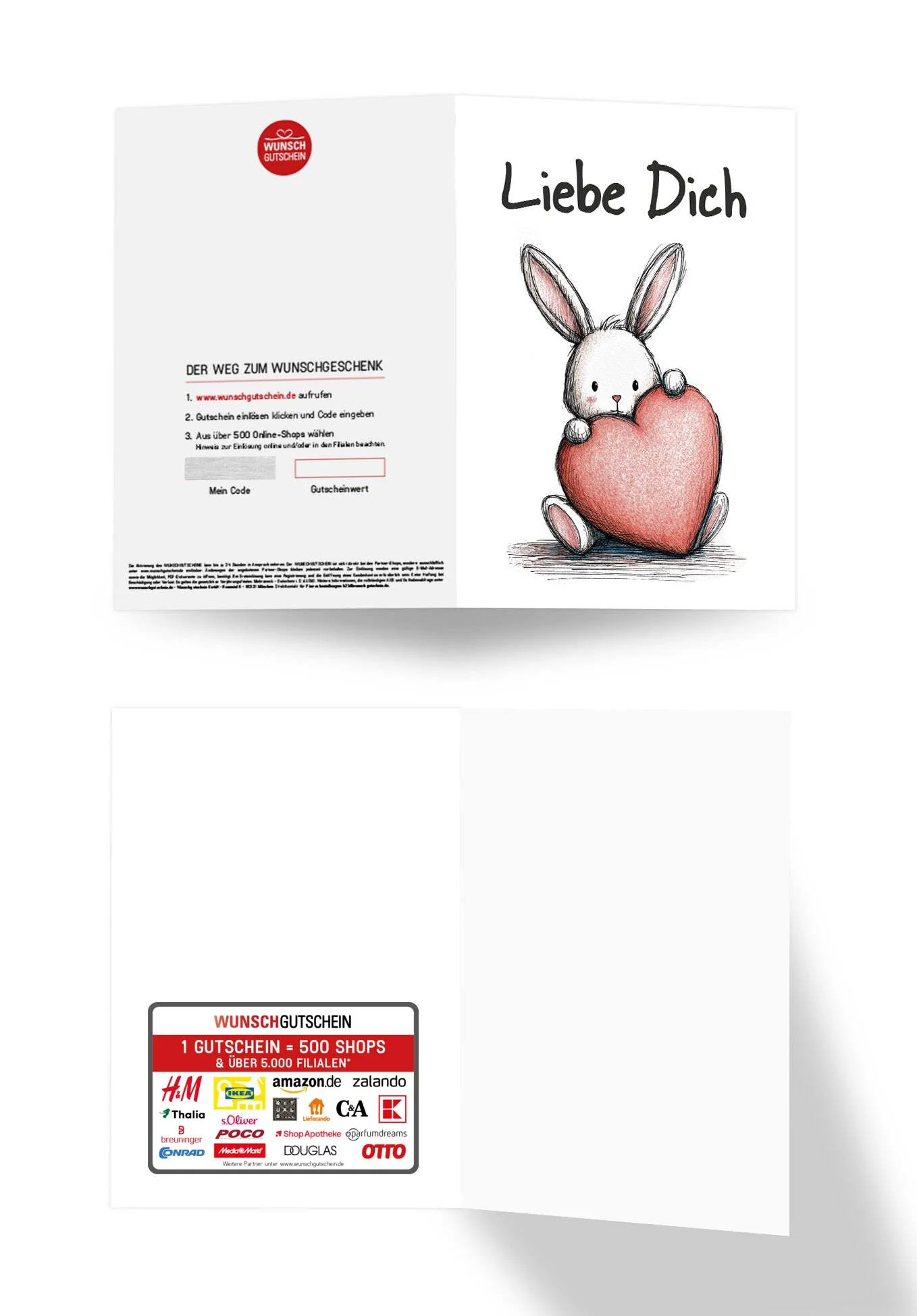 Liebe Dich - Hase Herz - Image 3