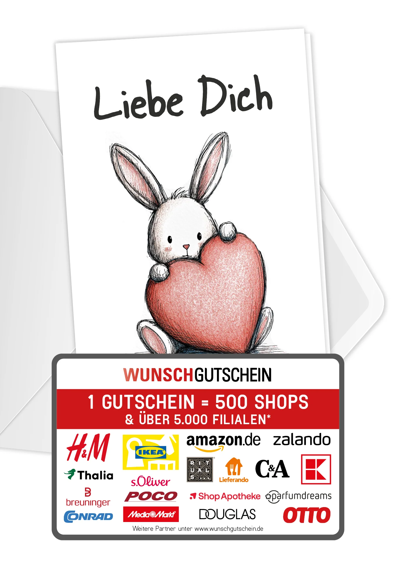 Liebe Dich - Hase Herz PDF