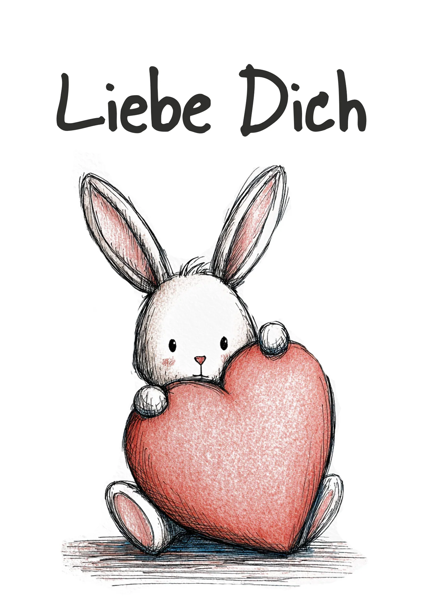 Liebe Dich - Hase Herz PDF - Image 2