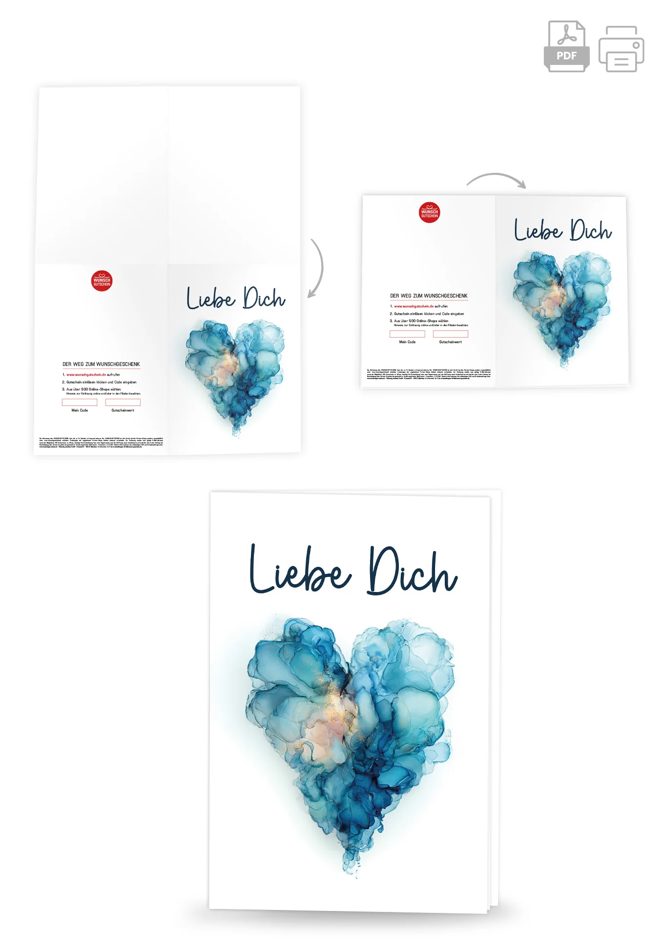 Liebe Dich - Herz Blau PDF - Image 4